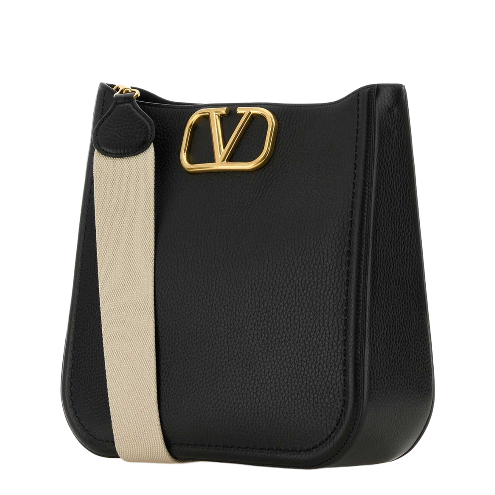 Black Leather Alltime Shoulder Bag - Image 2