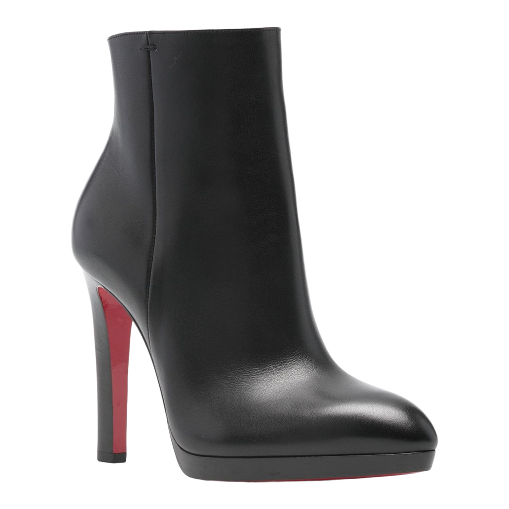 Fannylove Booty - 120 mm Low Boots - Calf Leather - Black - Image 2