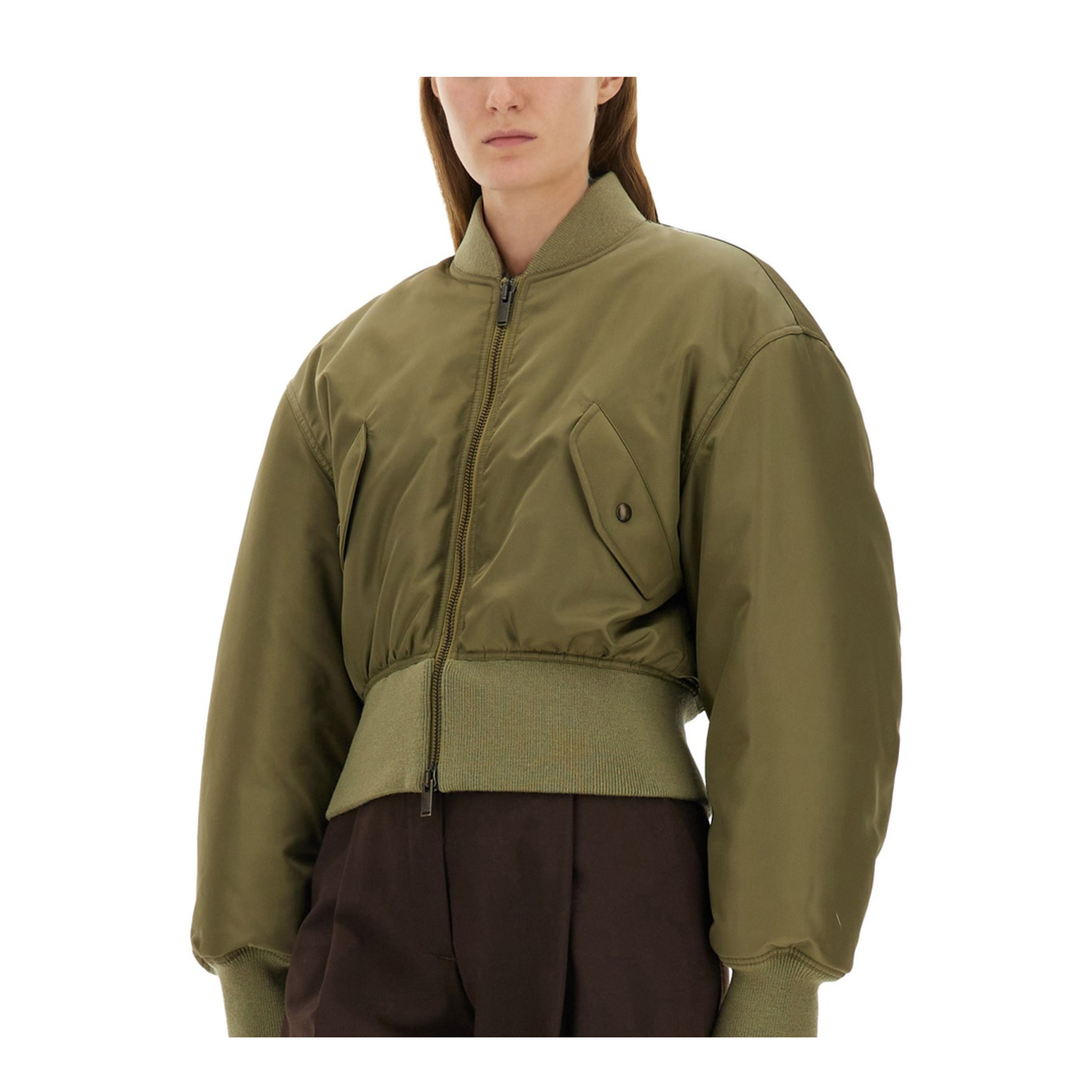 Nylon Bomber Jacket - Image 4