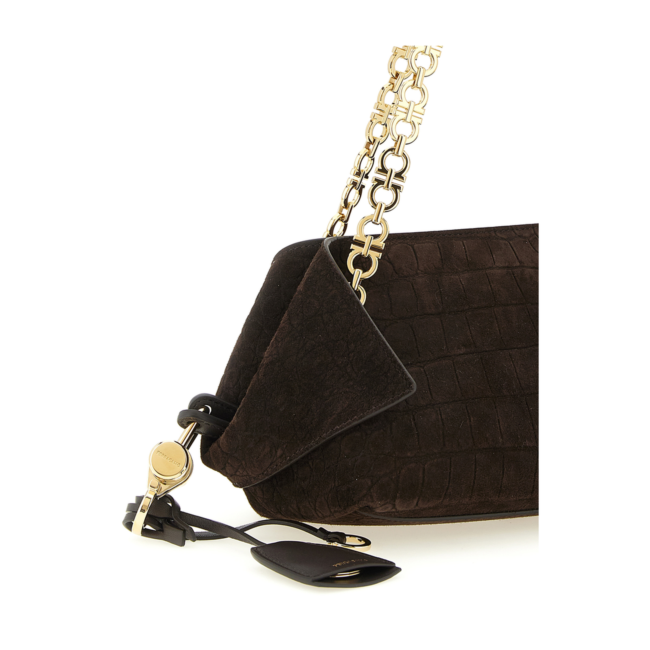 Gancini Small Printed Shoulder Bag - Testa Di Moro - Image 2