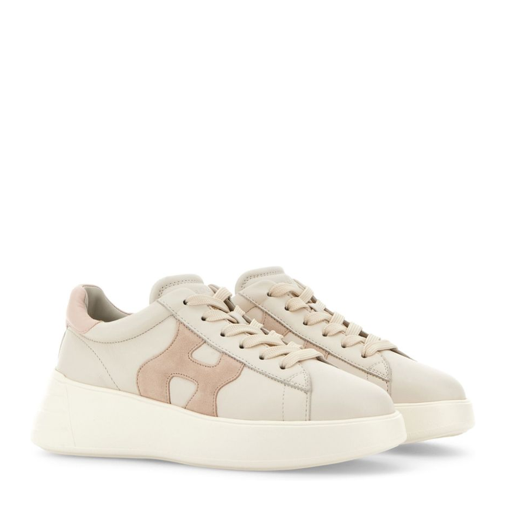 Panelled Design Lace-Up Sneakers - Image 2