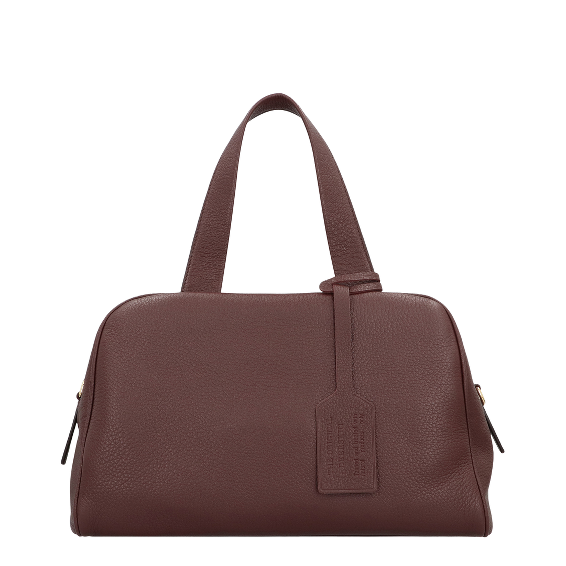 Large Leather Top-Handle Bag - Sienna - Image 4