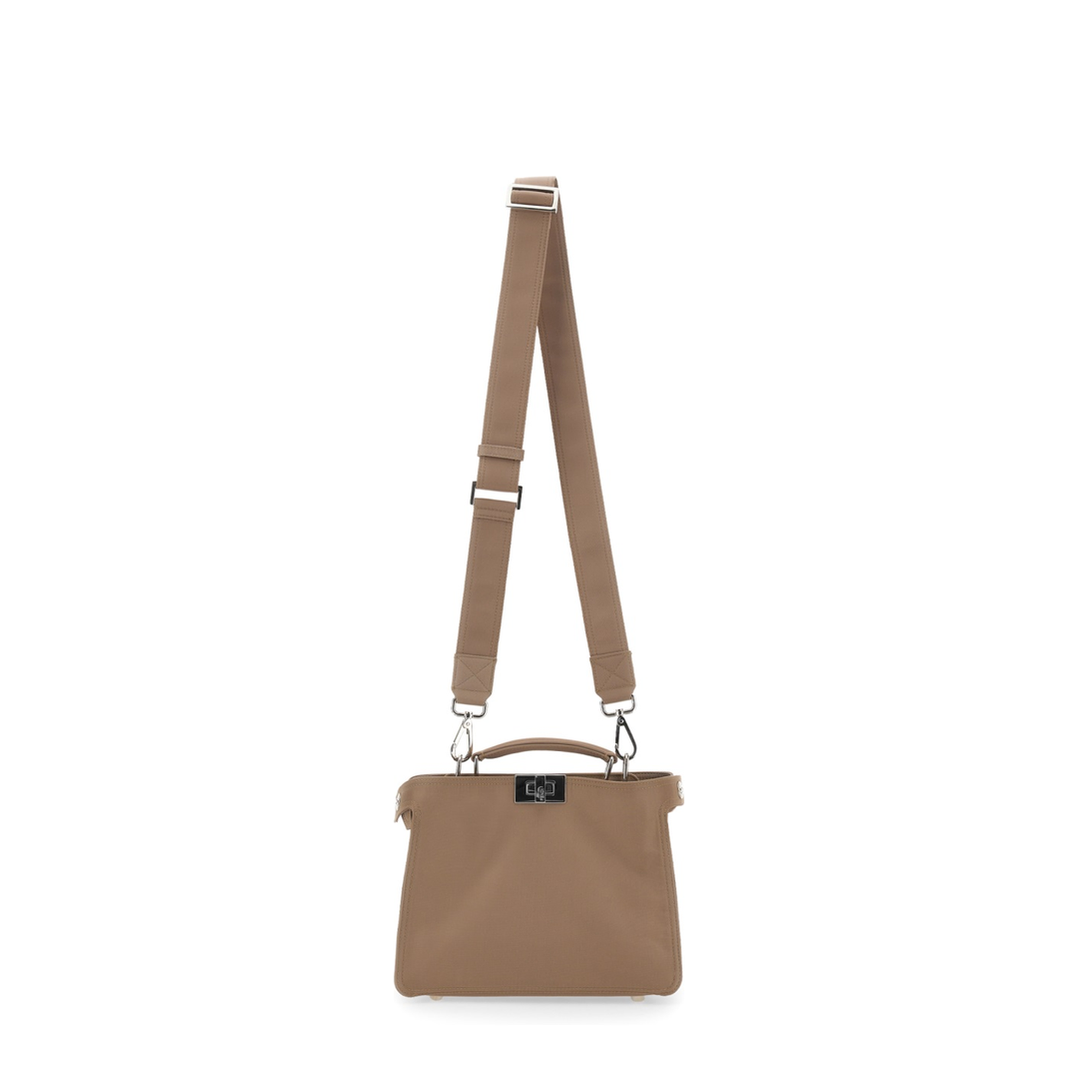 Peekaboo ISeeU Small Calfskin Handbag - Brown - Image 2