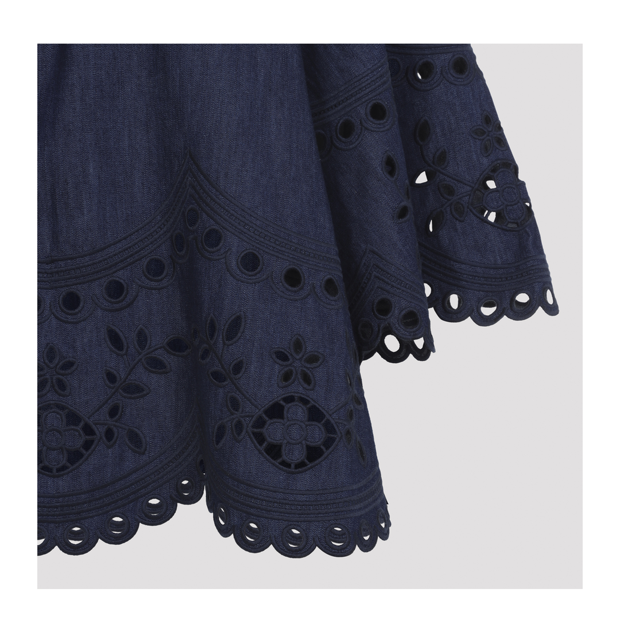 Mahon Broderie Denim Top - Image 6