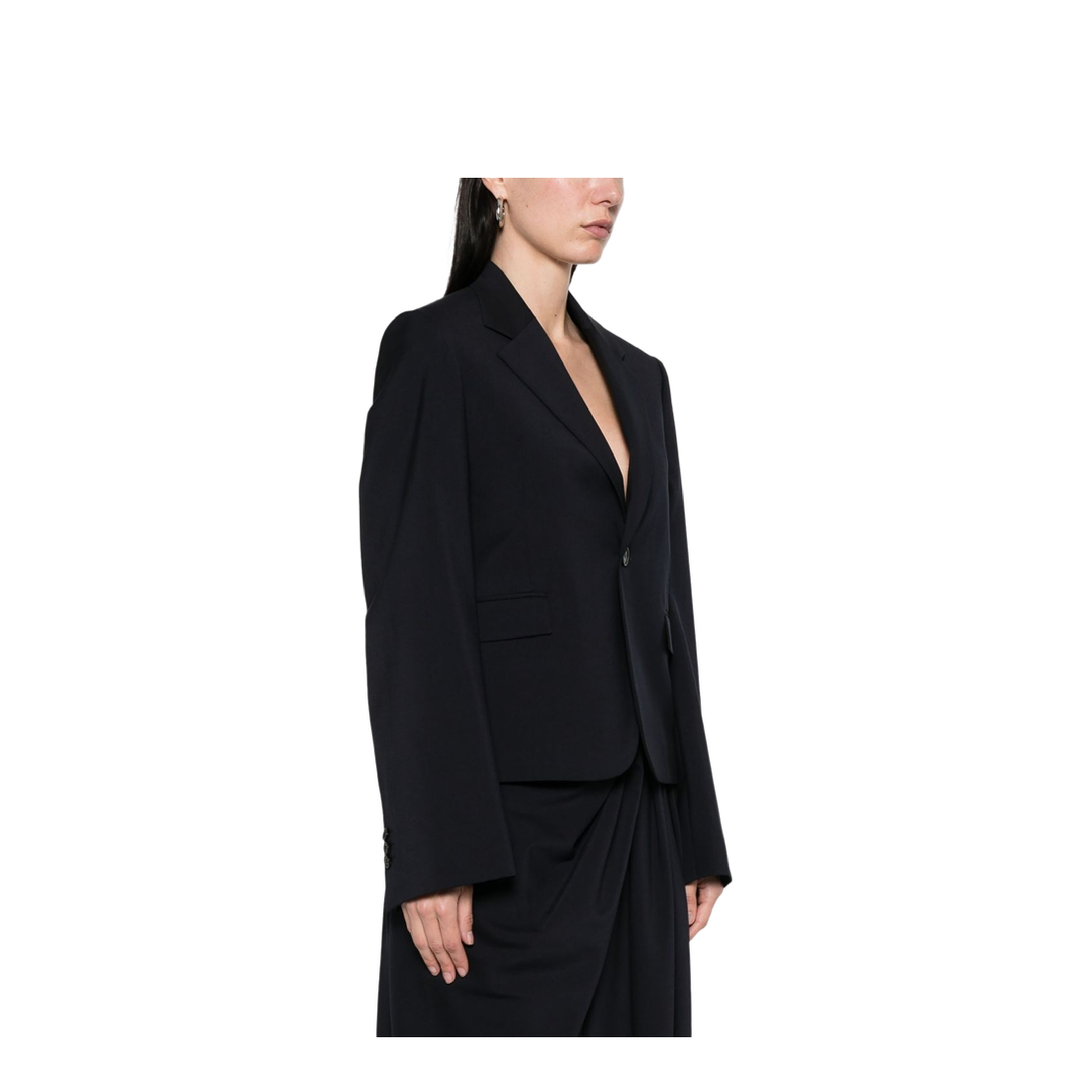 Jacket in Wool Blue - Image 2