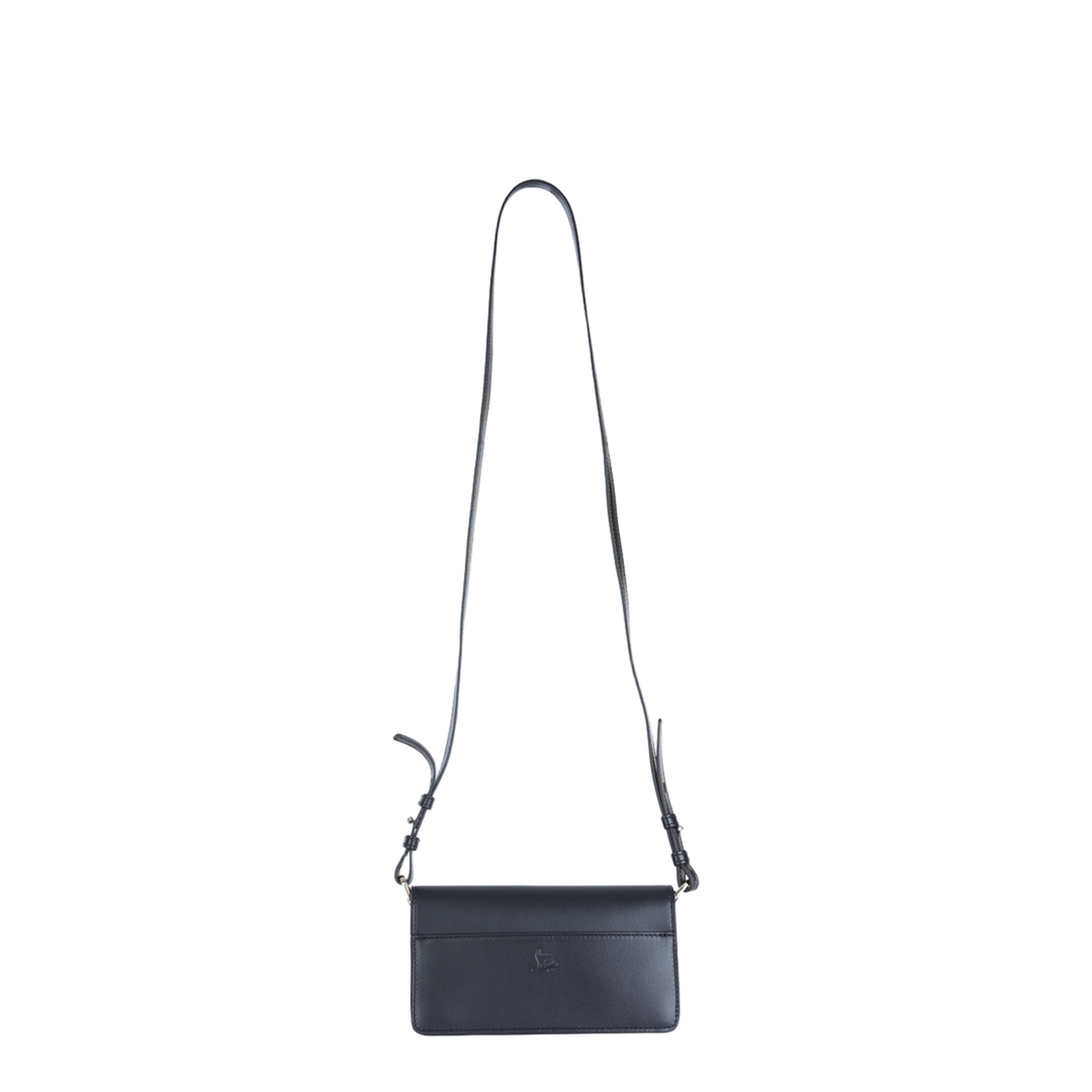Bettina Mini Leather Crossbody Bag - Black - Image 4