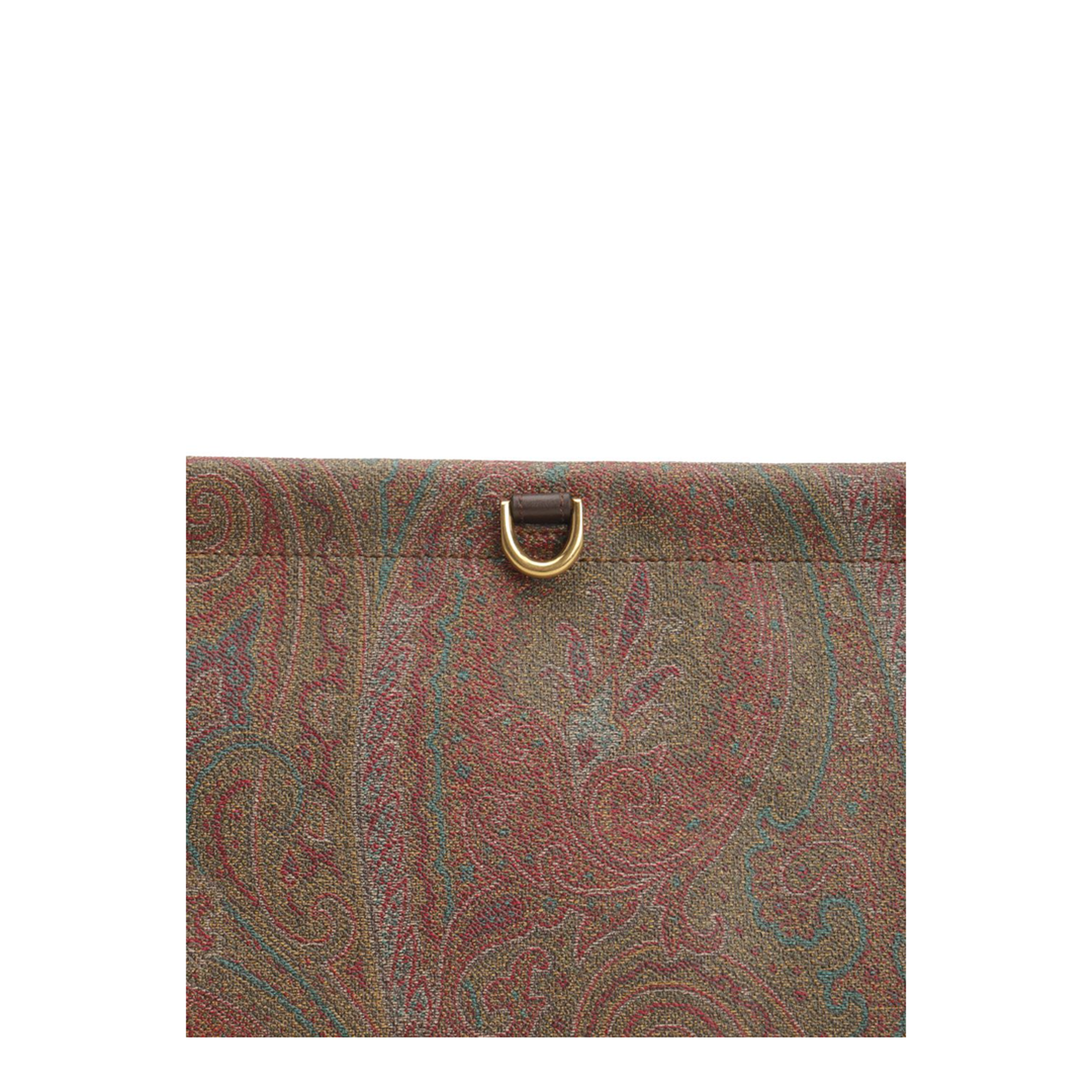 Talk M Paisley Jacquard Clutch - Brown - Image 5