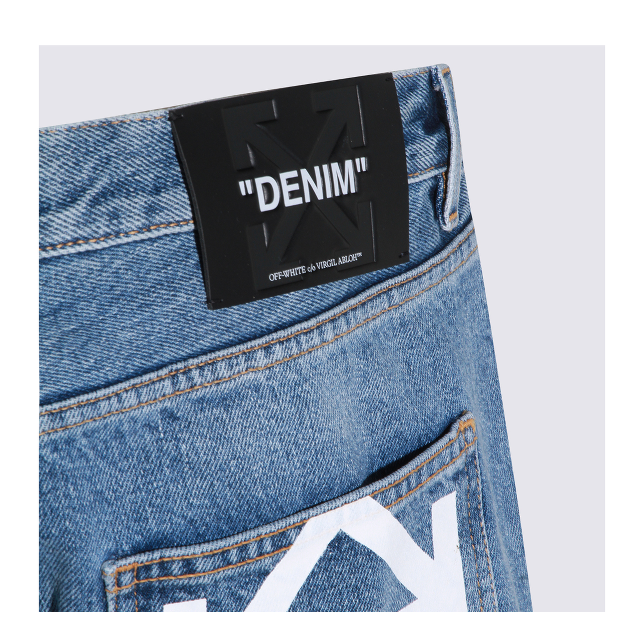 Half Arrow Slim Relax Jeans - Image 8