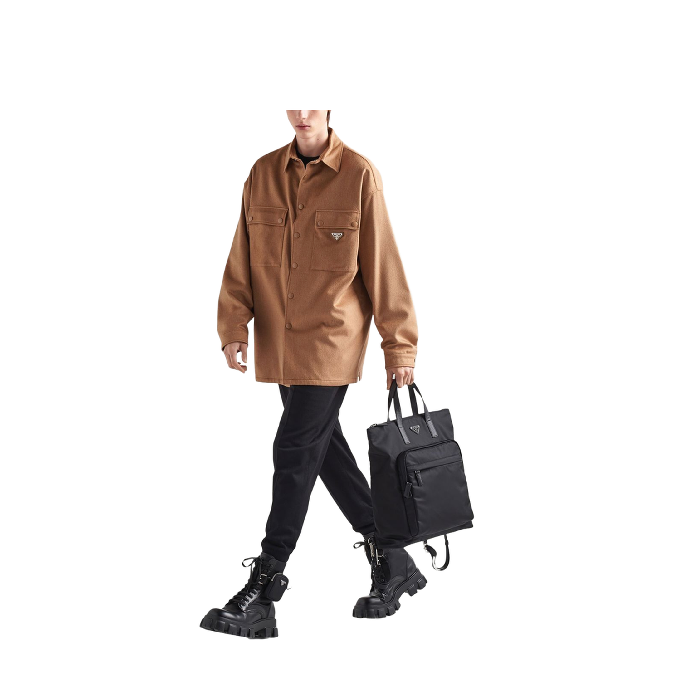Black Re-Nylon shopping bag - Image 6