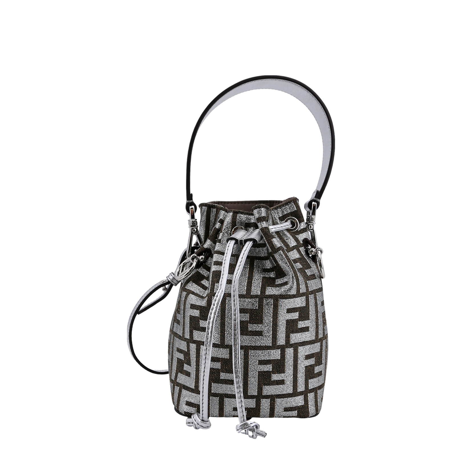 Mon Tresor
Black FF Fabric Mini Bag - Image 1
