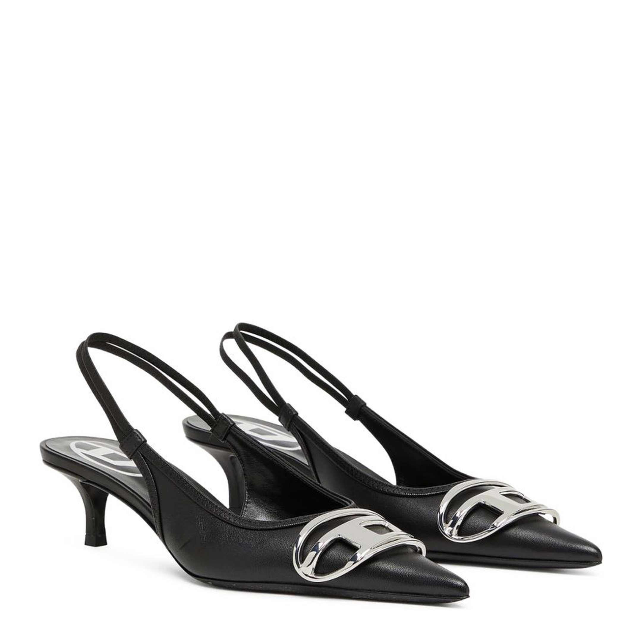 D-Venus SB 40 Slingback Pumps Black - Image 6