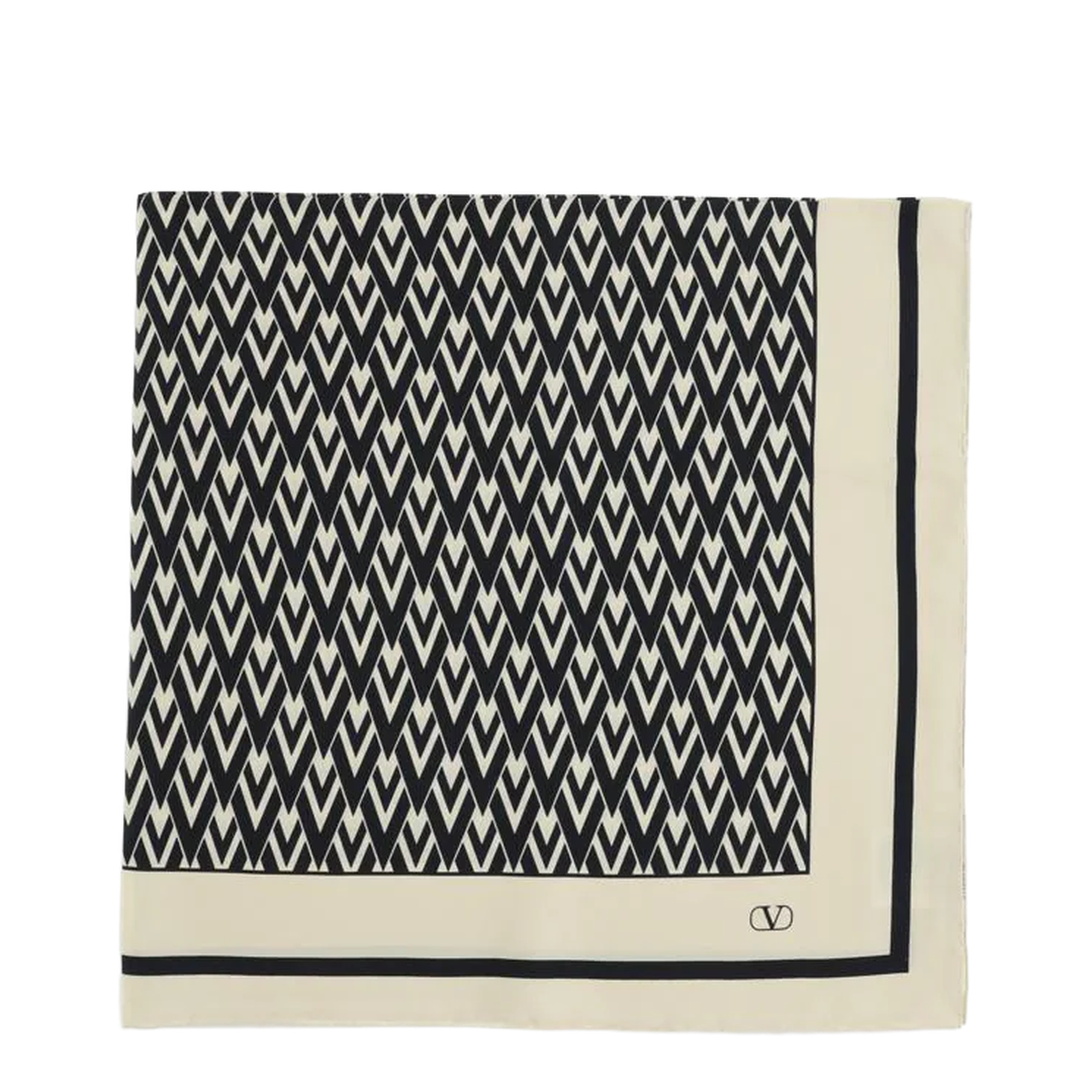 Printed Silk Scarf - Image 1