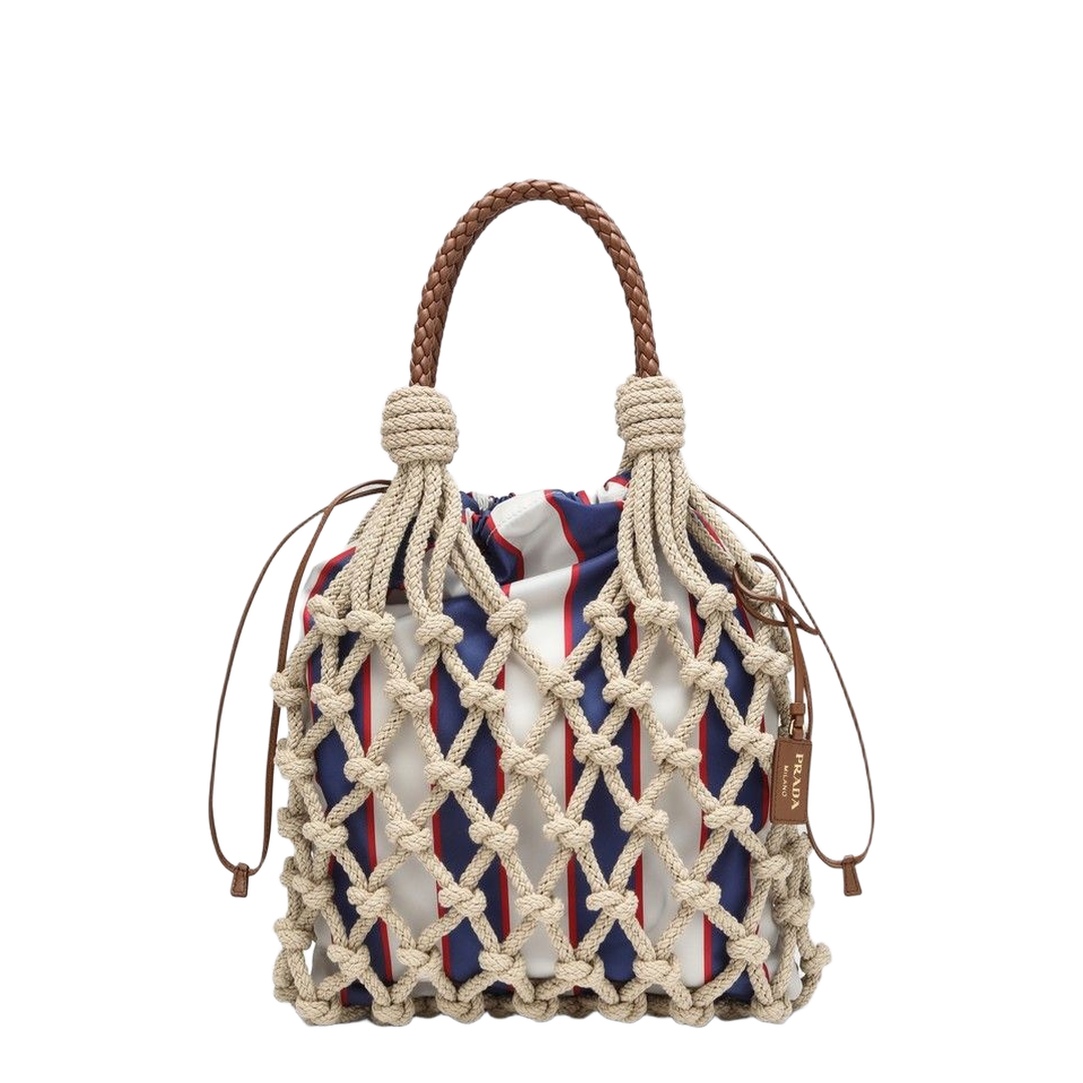 Woven Leather Handbag - Image 4