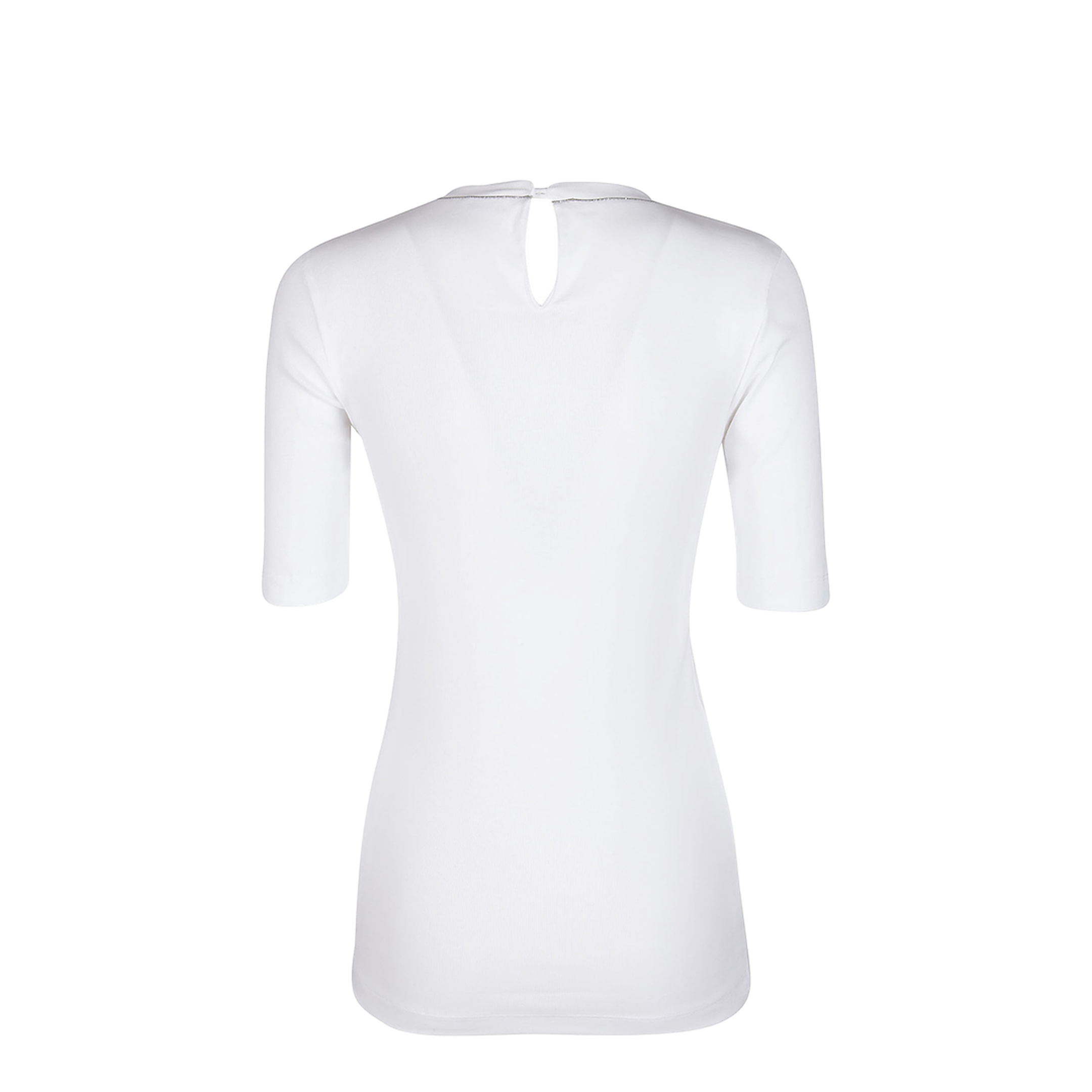 Cotton T-Shirt - White - Image 2