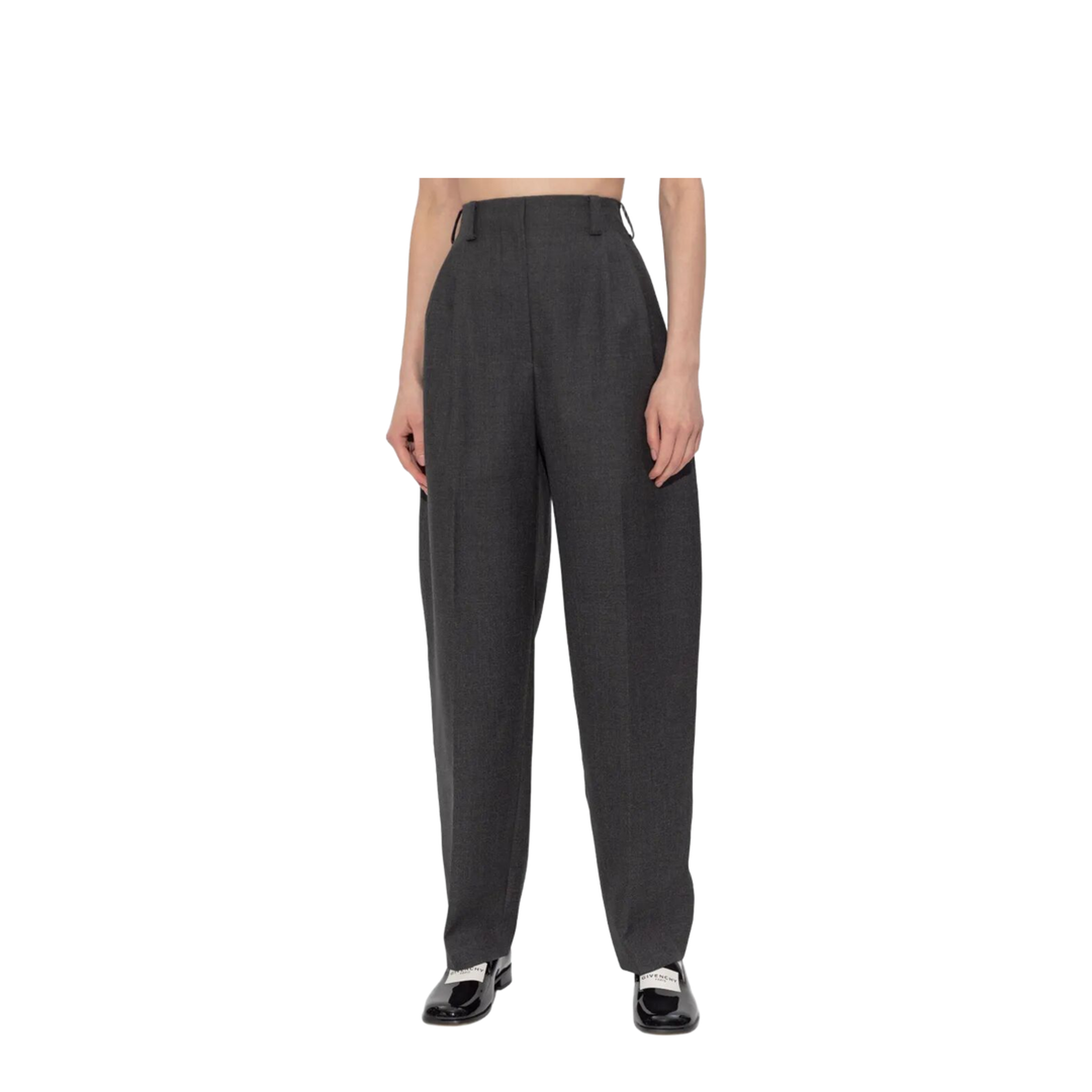 Pleated Wool Trousers - Image 4