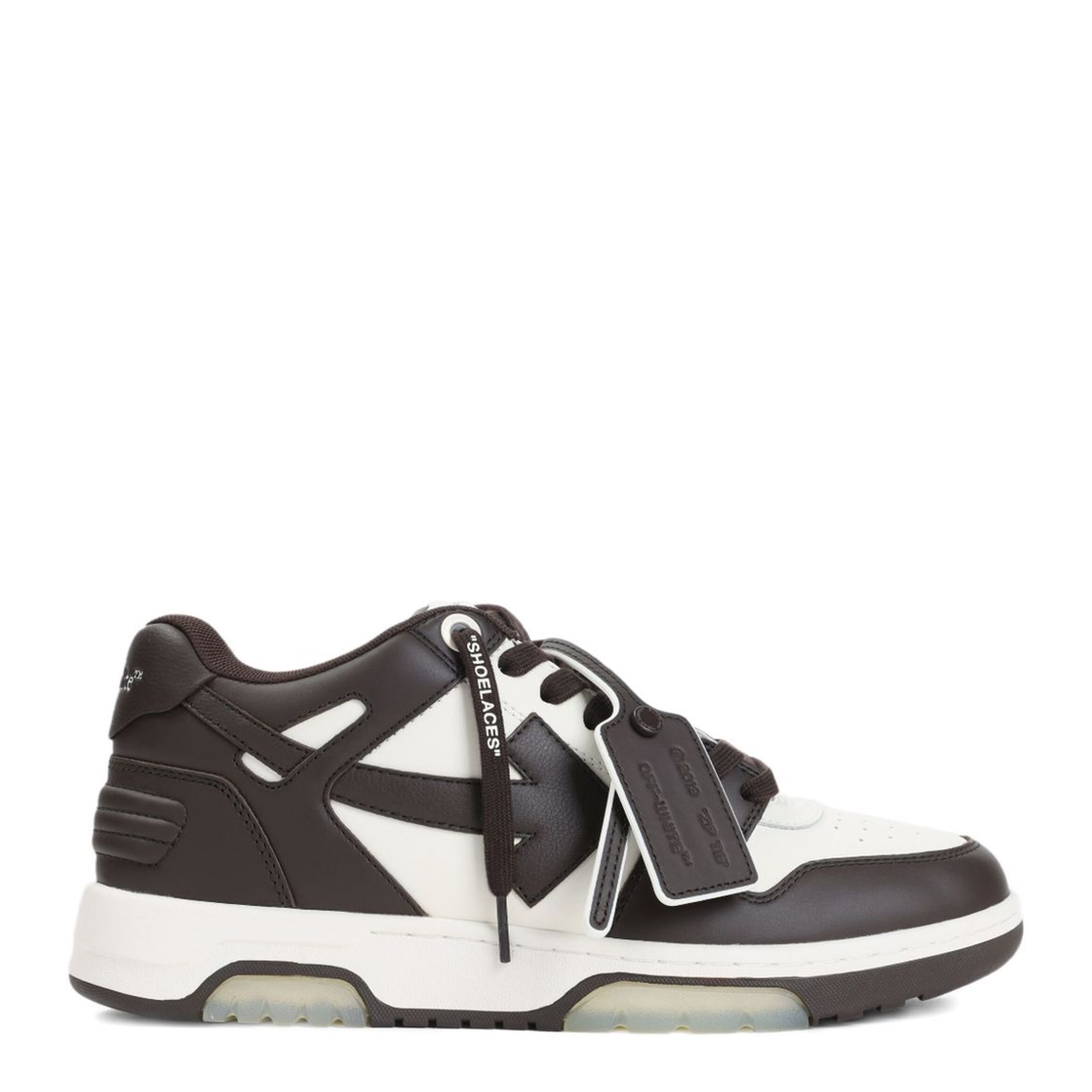 Out Of Office OOO Low Tops Chocolate White - Image 1