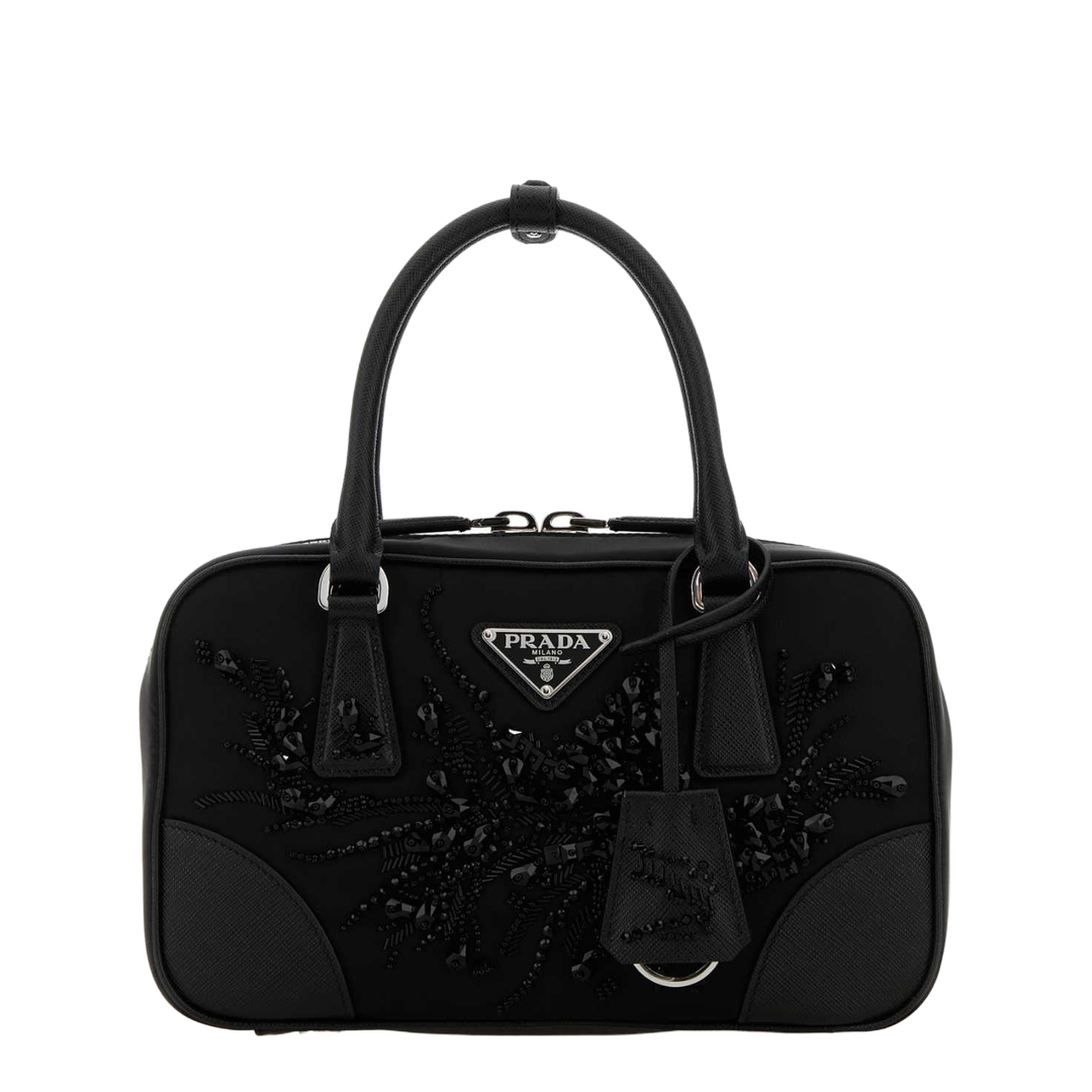 Re-Edition 1978 Mini Nylon & Leather Two-Handle Bag - Nero1 - Image 1