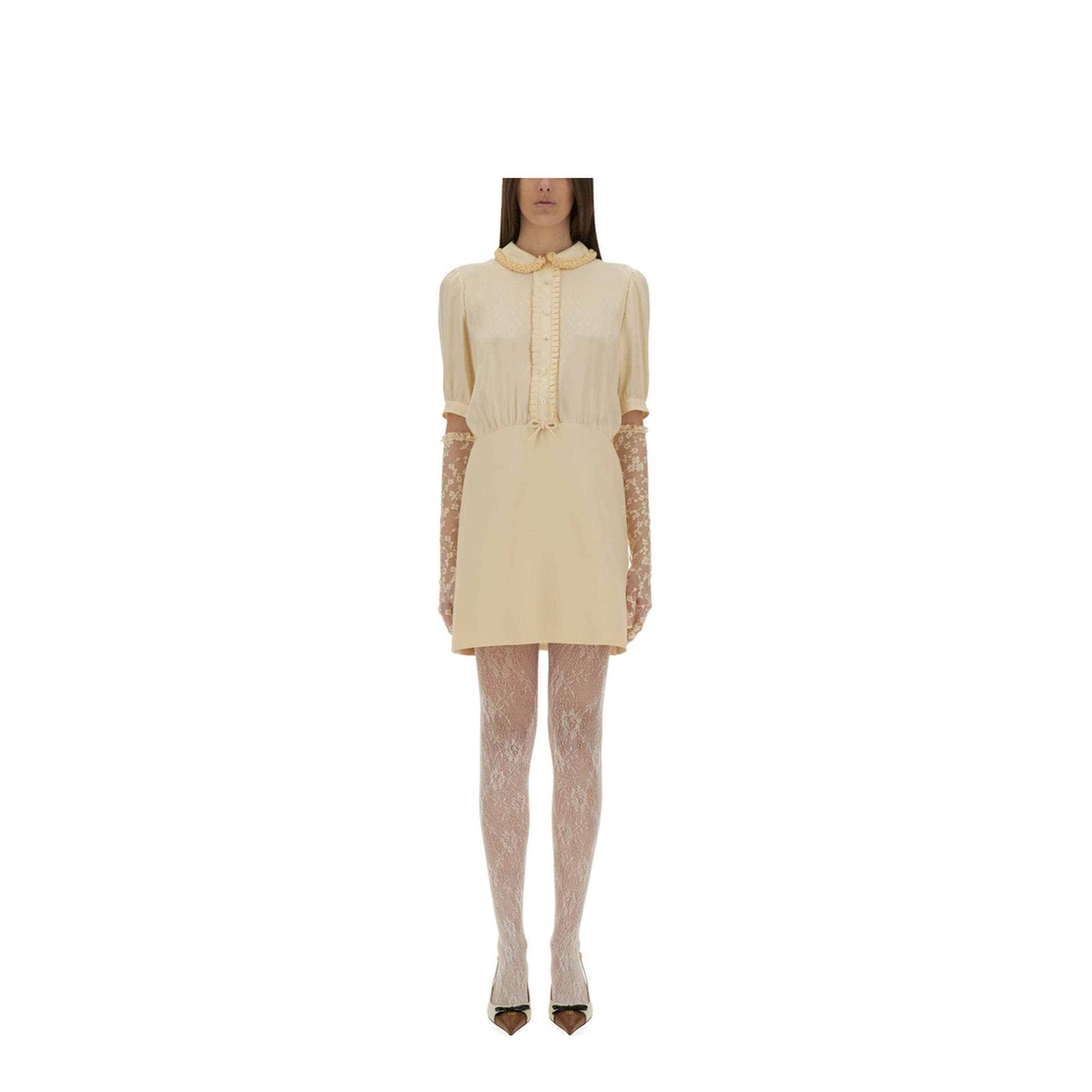 Crepe Couture Short Dress - Image 1