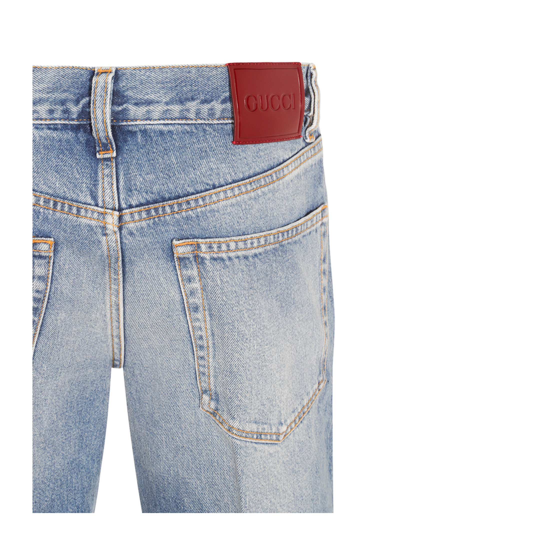 Straight Fit Denim Pants in Light Blue - Image 7