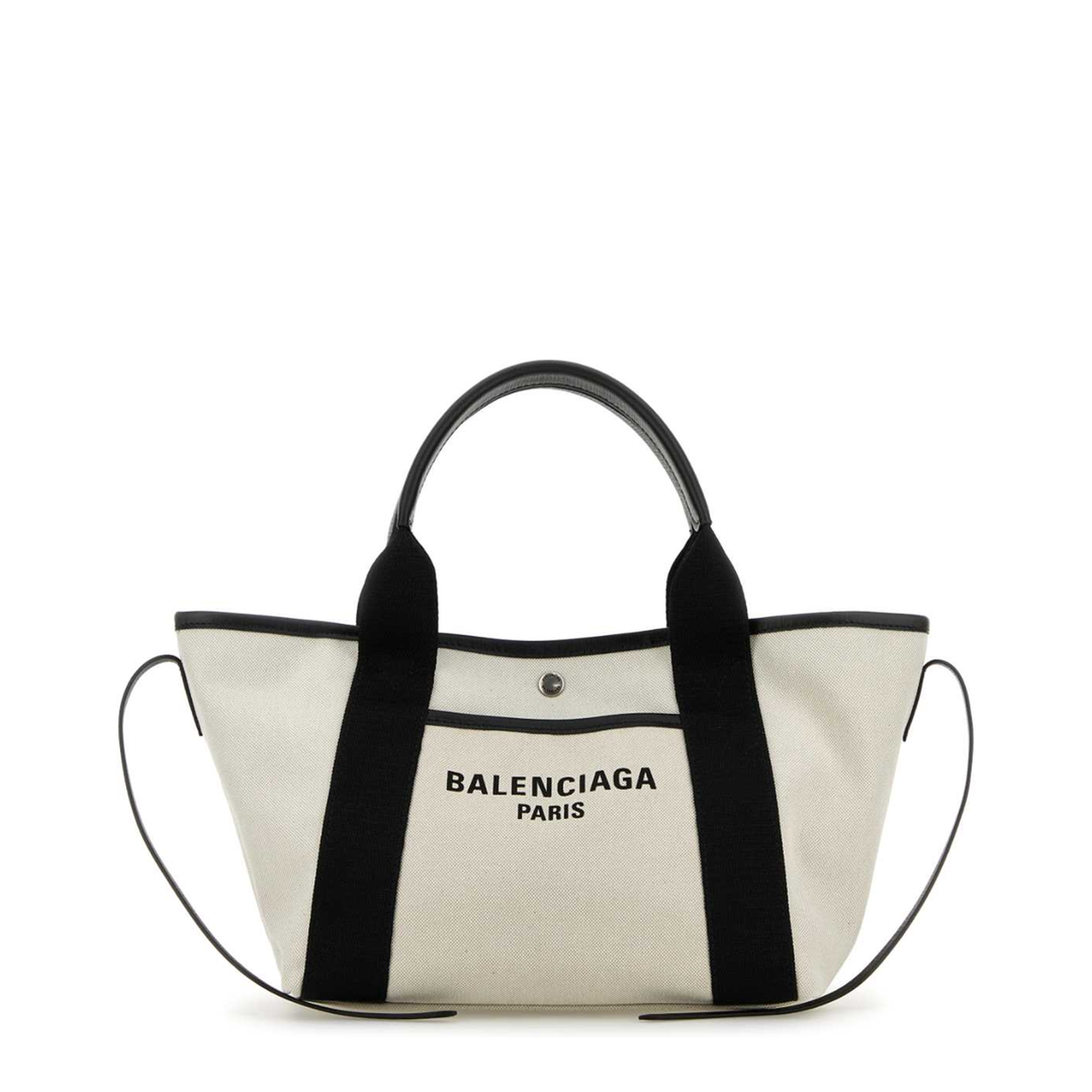 Tote Bag Biarritz Small in Natural/Black - Image 1