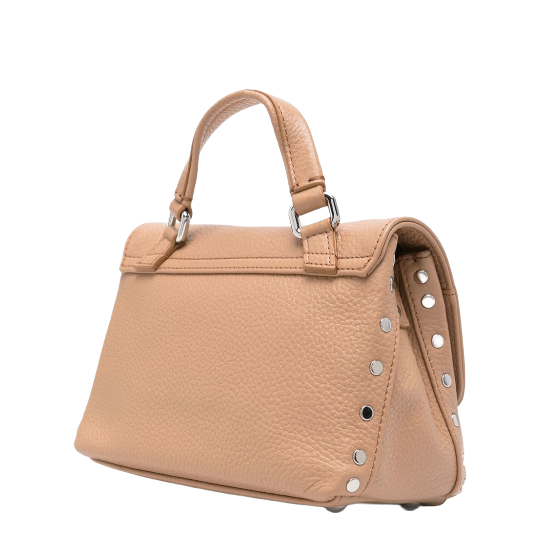 Postina Daily Baby Calfskin Bag - Brown Cantucci - Image 2