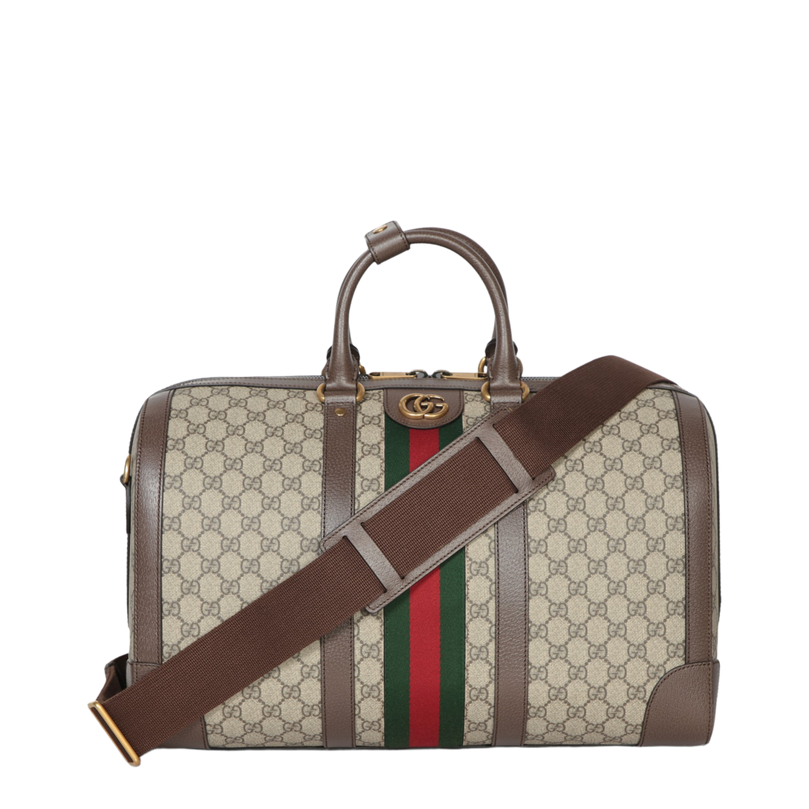 Savoy Medium Canvas Duffle Bag - Beige - Image 2