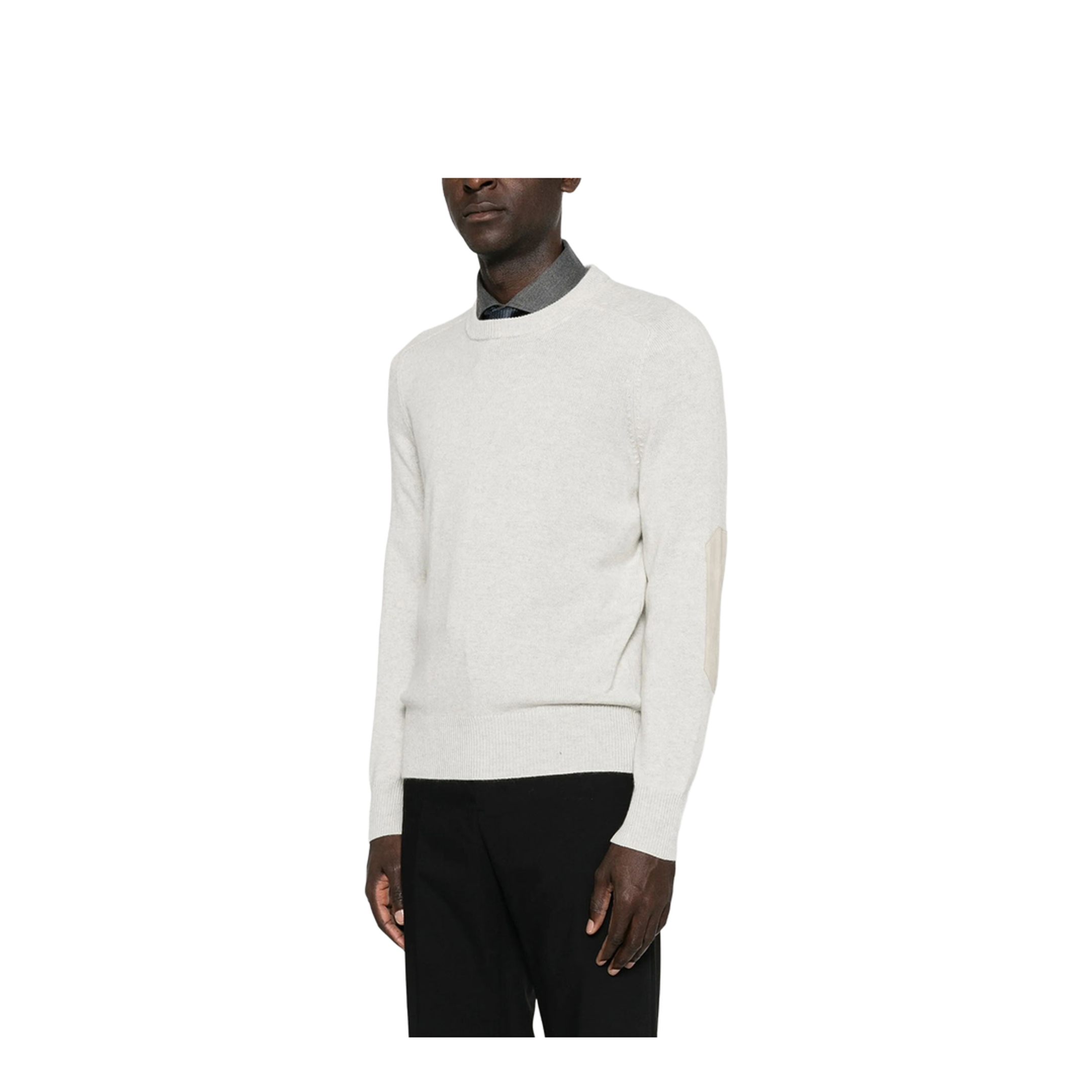 Cashmere Pullover with Patch - Image 2