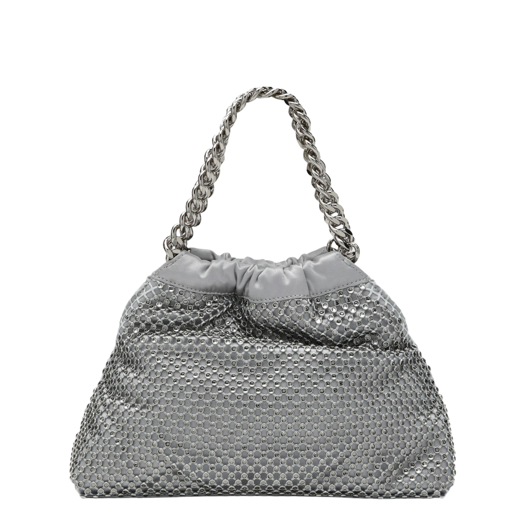 Black Falabella Mini Drawstring Bag with Drawstring Closure - Image 2