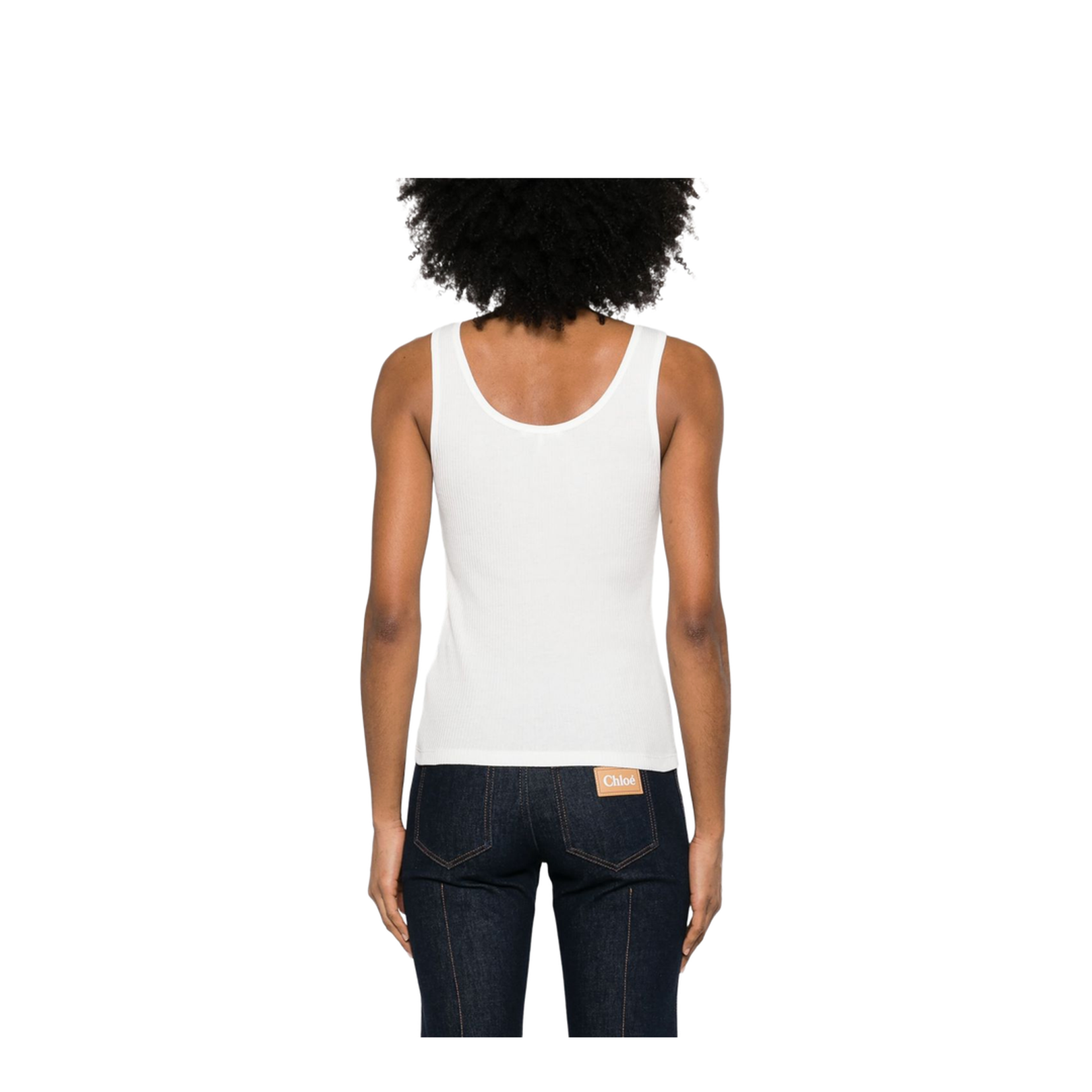 Logo Tank Top in Jersey - Image 4