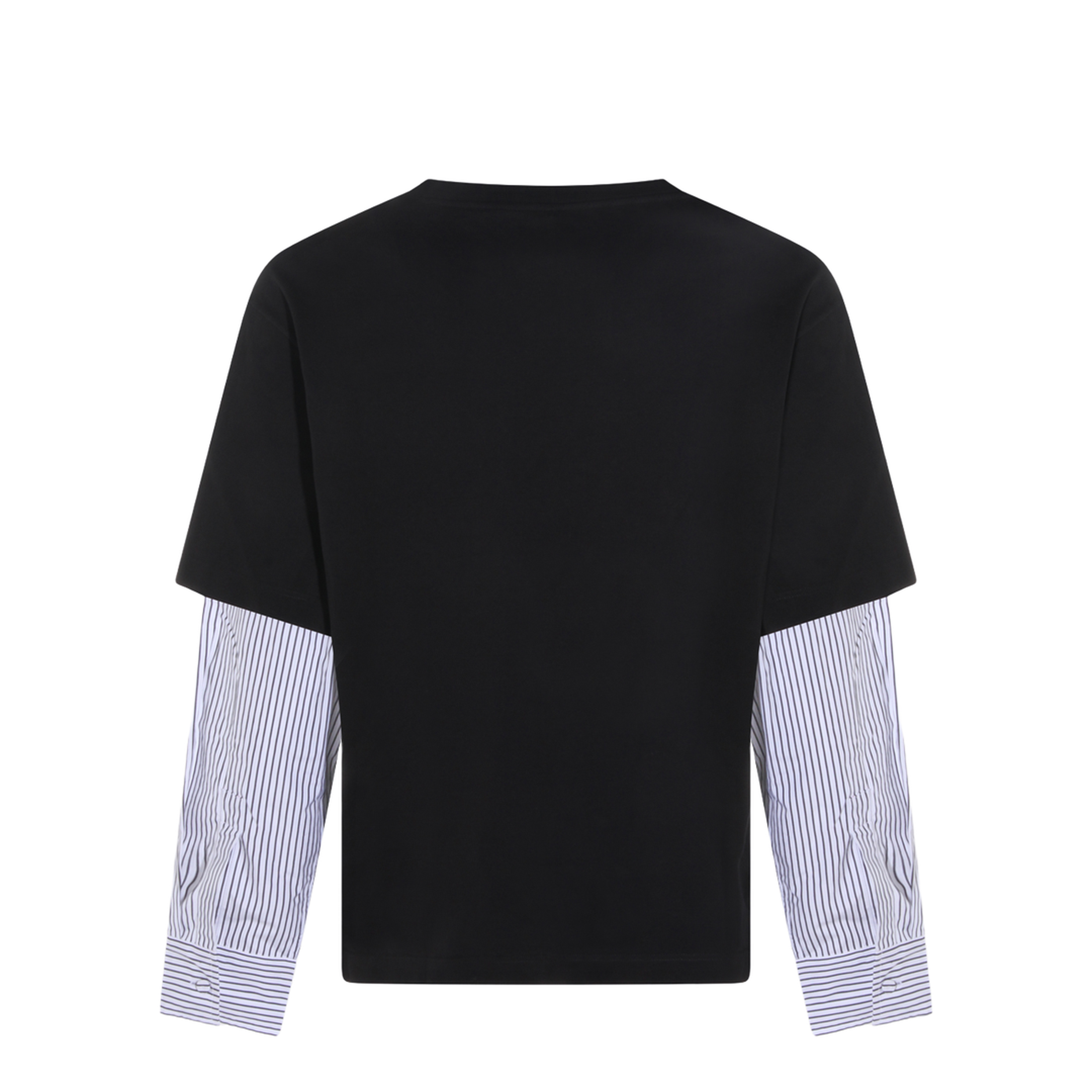Long Sleeve Cotton Crew-Neck T-Shirt - Image 4