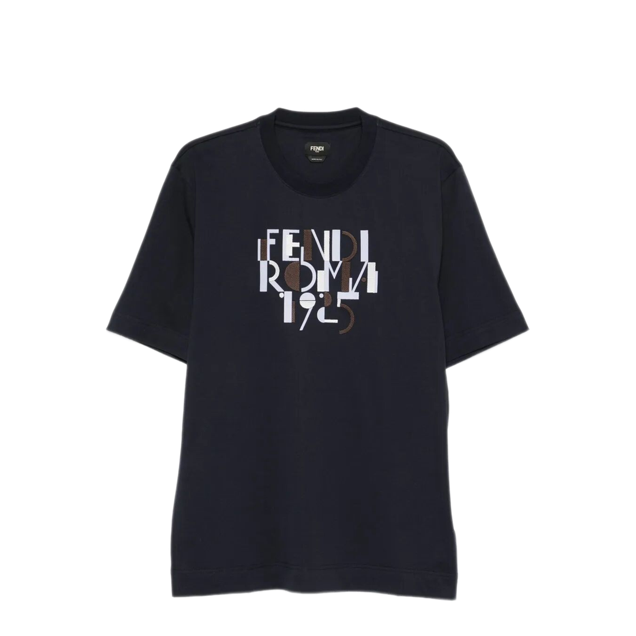 Roma 1925 Print Cotton T-Shirt - Image 1