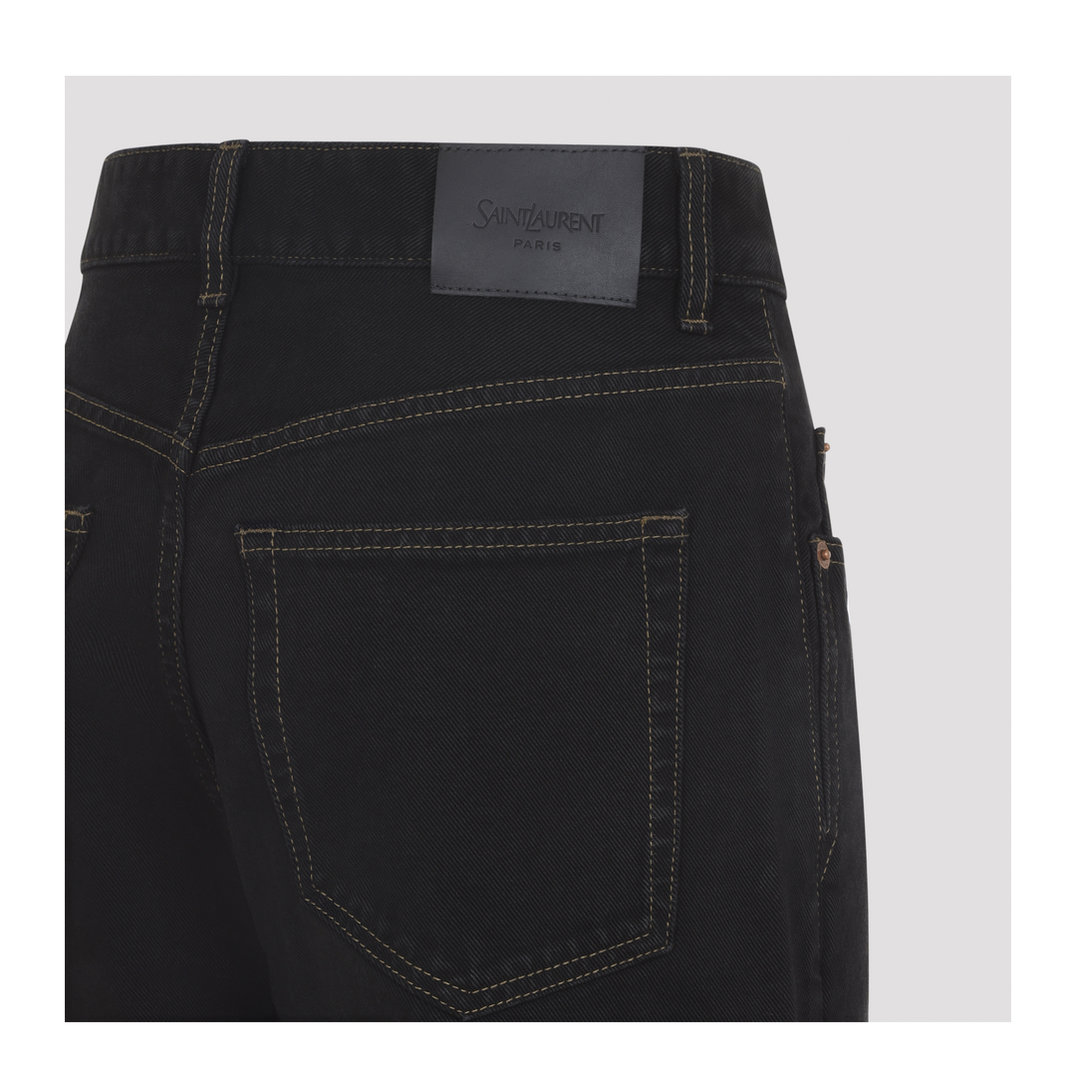 V-Waist Long Baggy Jeans - Image 5