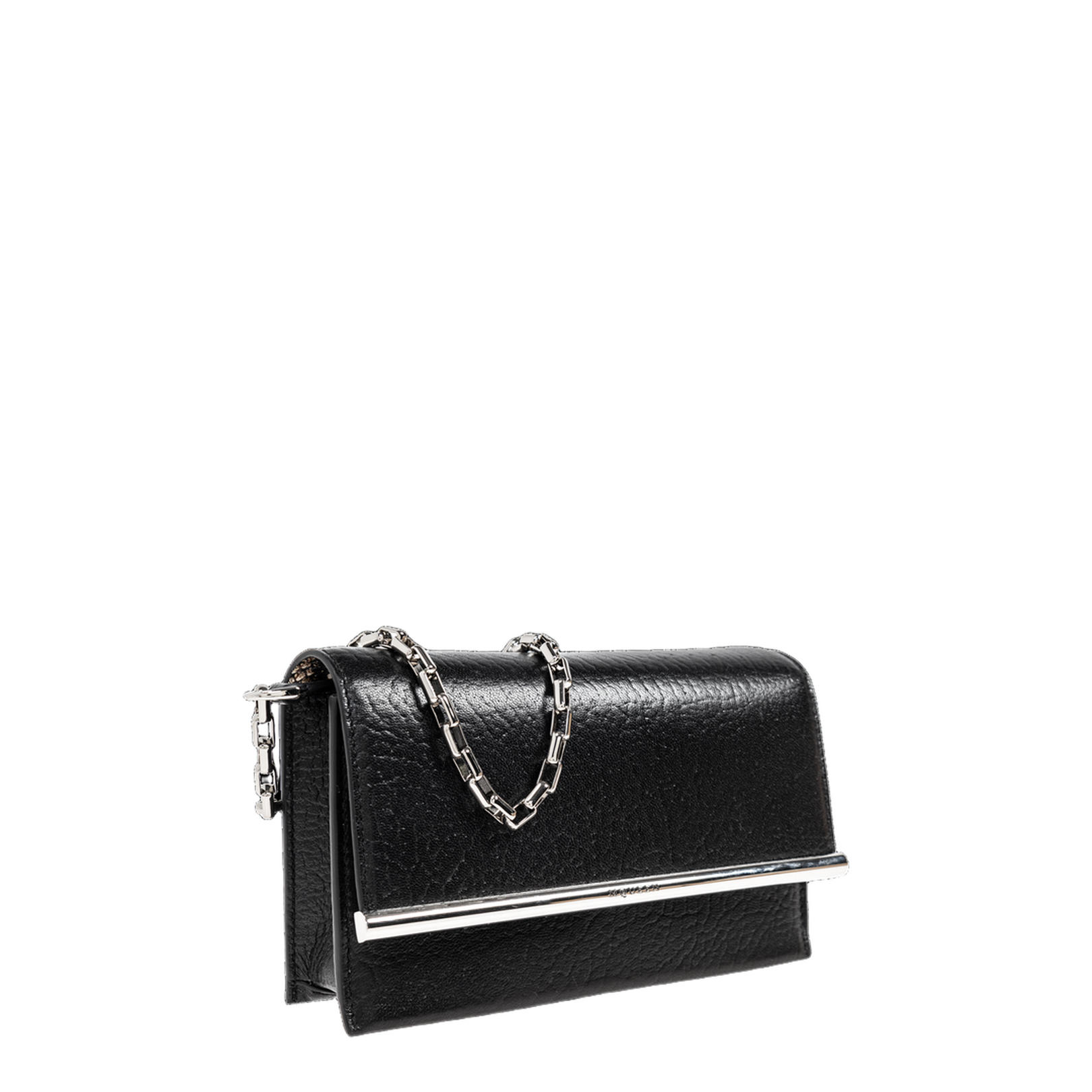 Mini Rectangular Cross-Bar Clutch Bag - Image 3