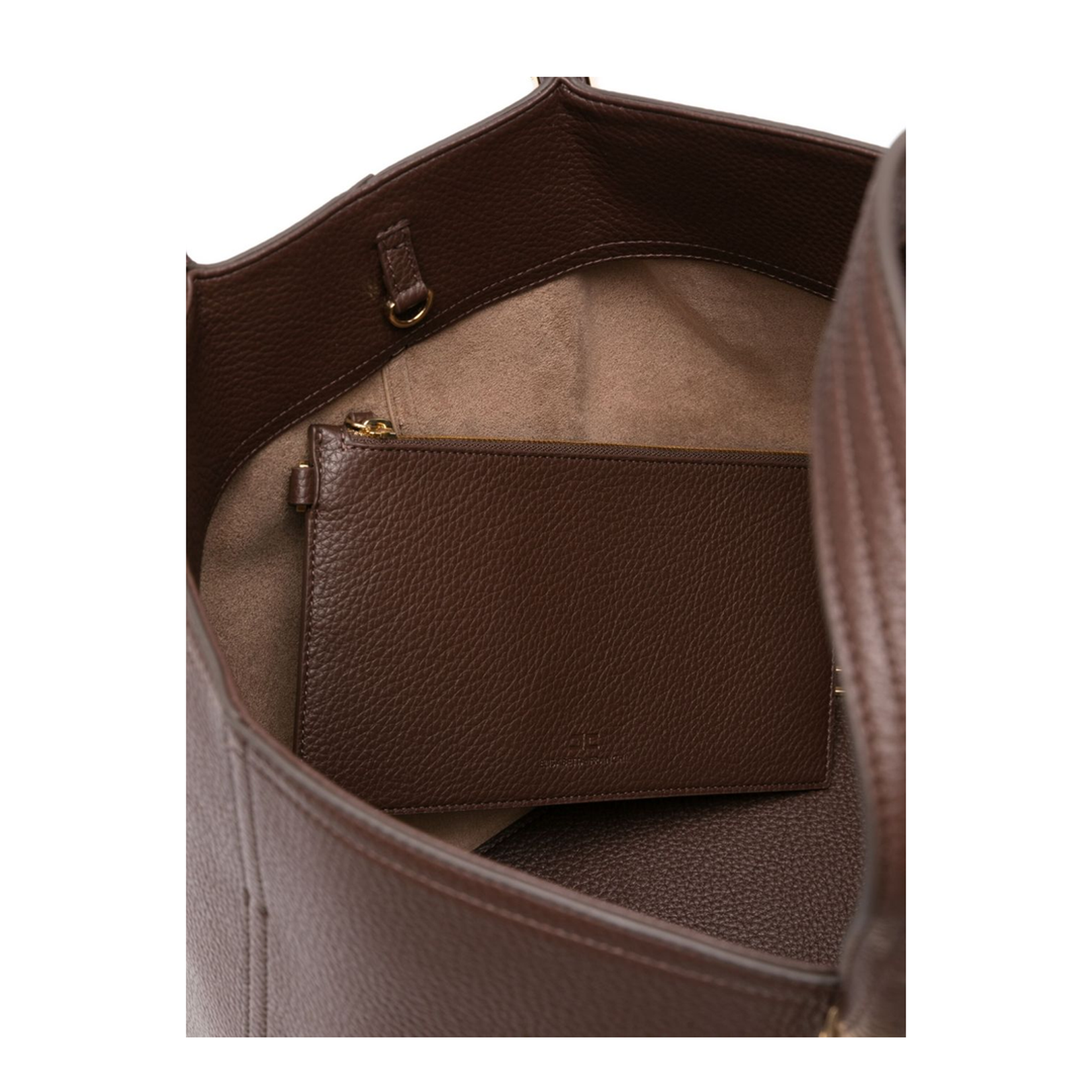 Logo Details Large Polyester-Polyurethane Tote Bag - Brown sugar - Image 5