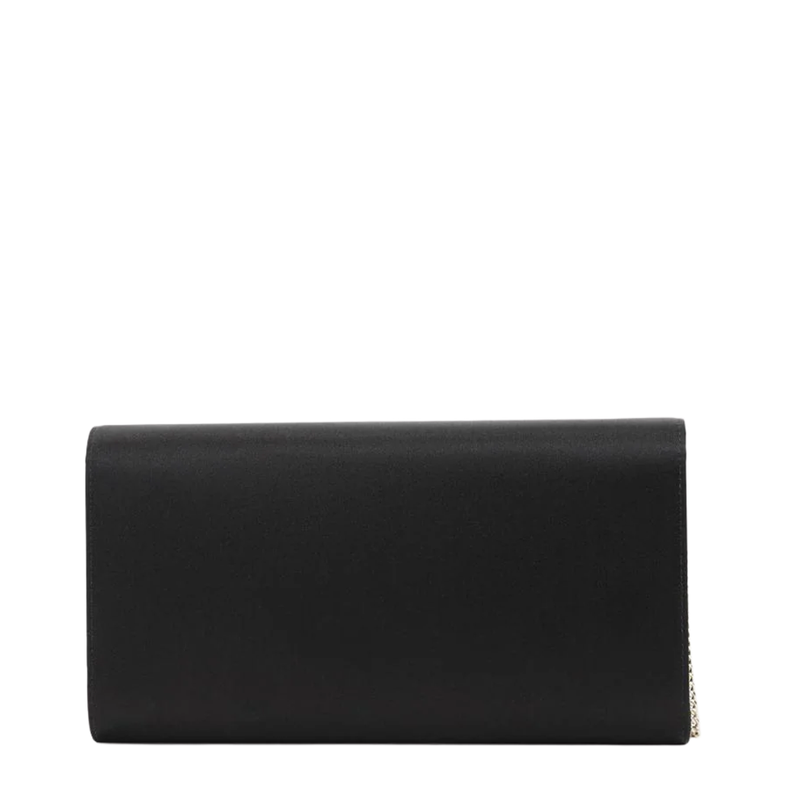 Flower Buckle Silk Handbag Black - Image 2