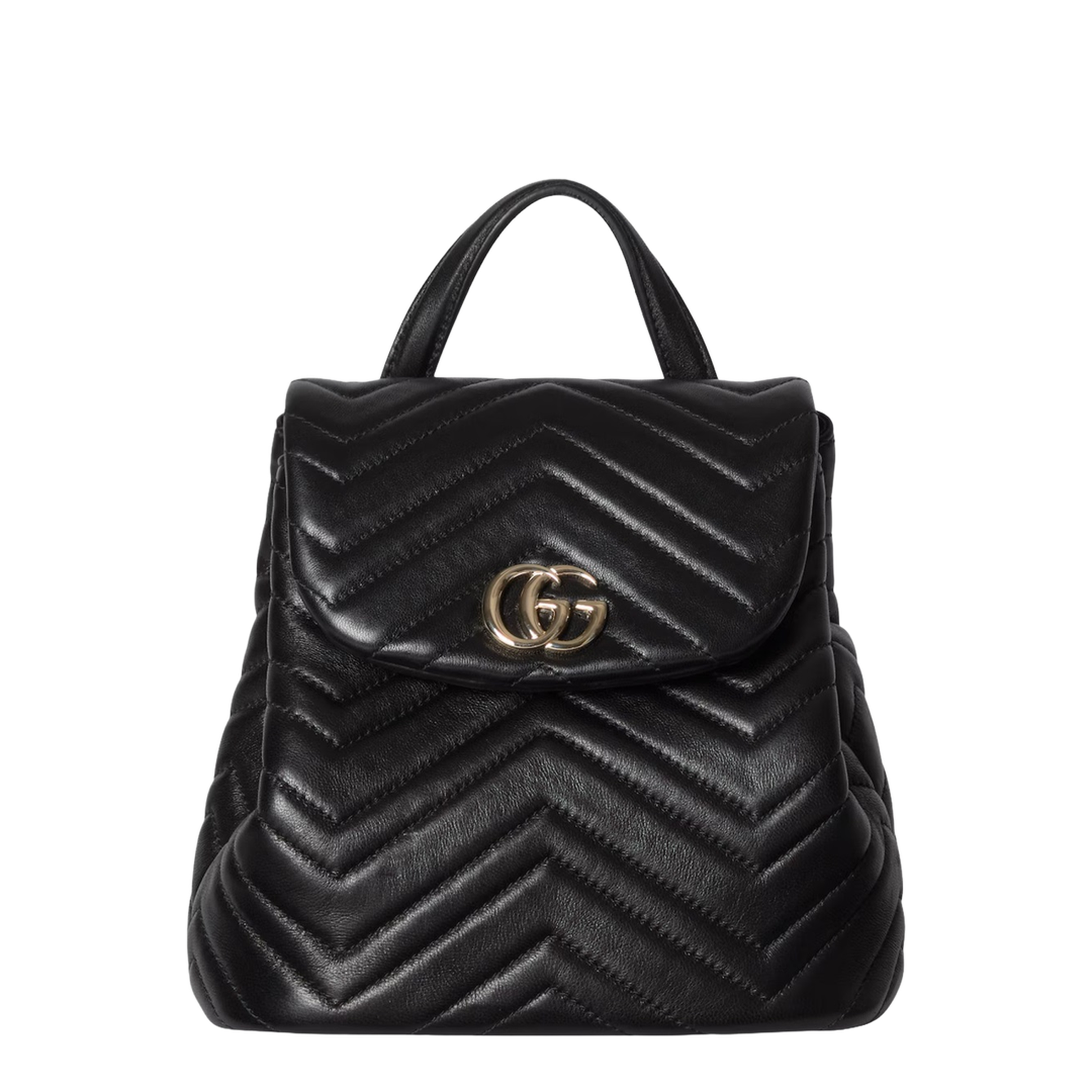 GG Marmont Mini Backpack Matelassé Nappa Leather - Black - Image 1