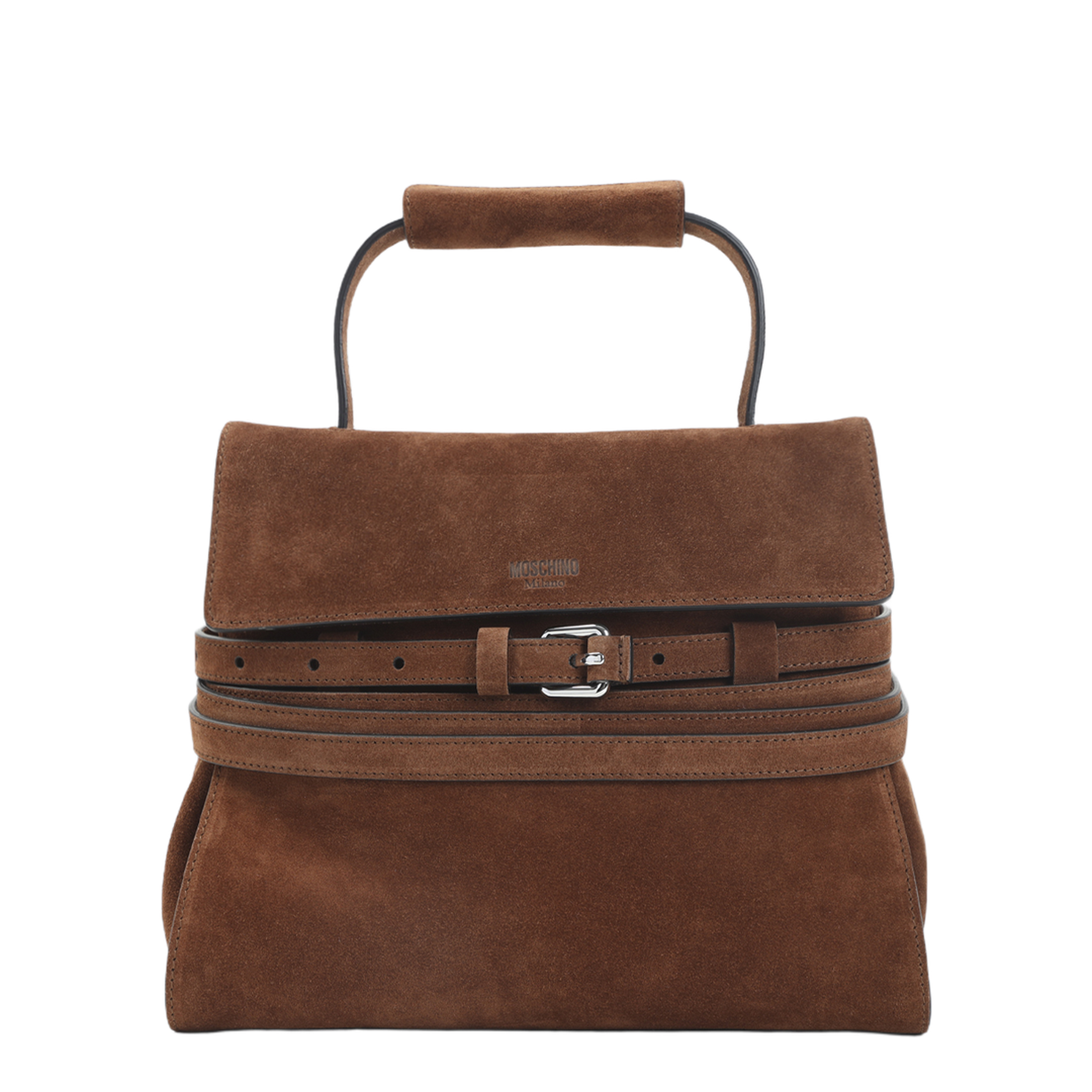 Tie Me Regular Calfskin Handbag - Brown - Image 3
