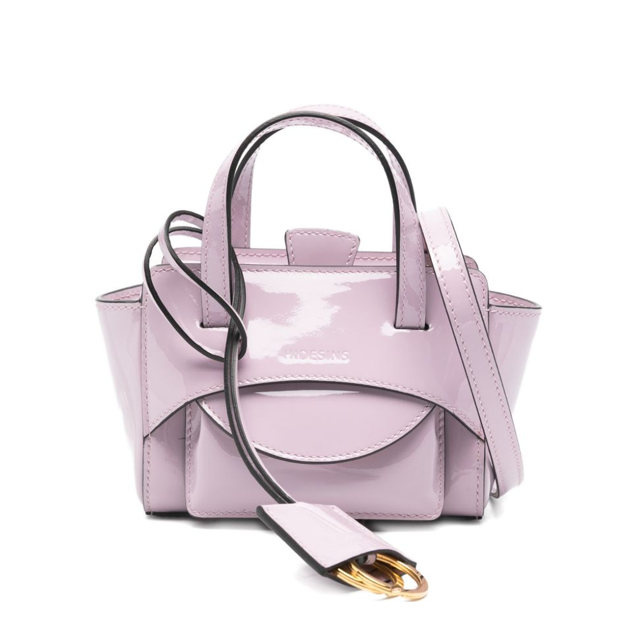 Flap XS Calf Leather Tote Bag - Lilac - Image 1