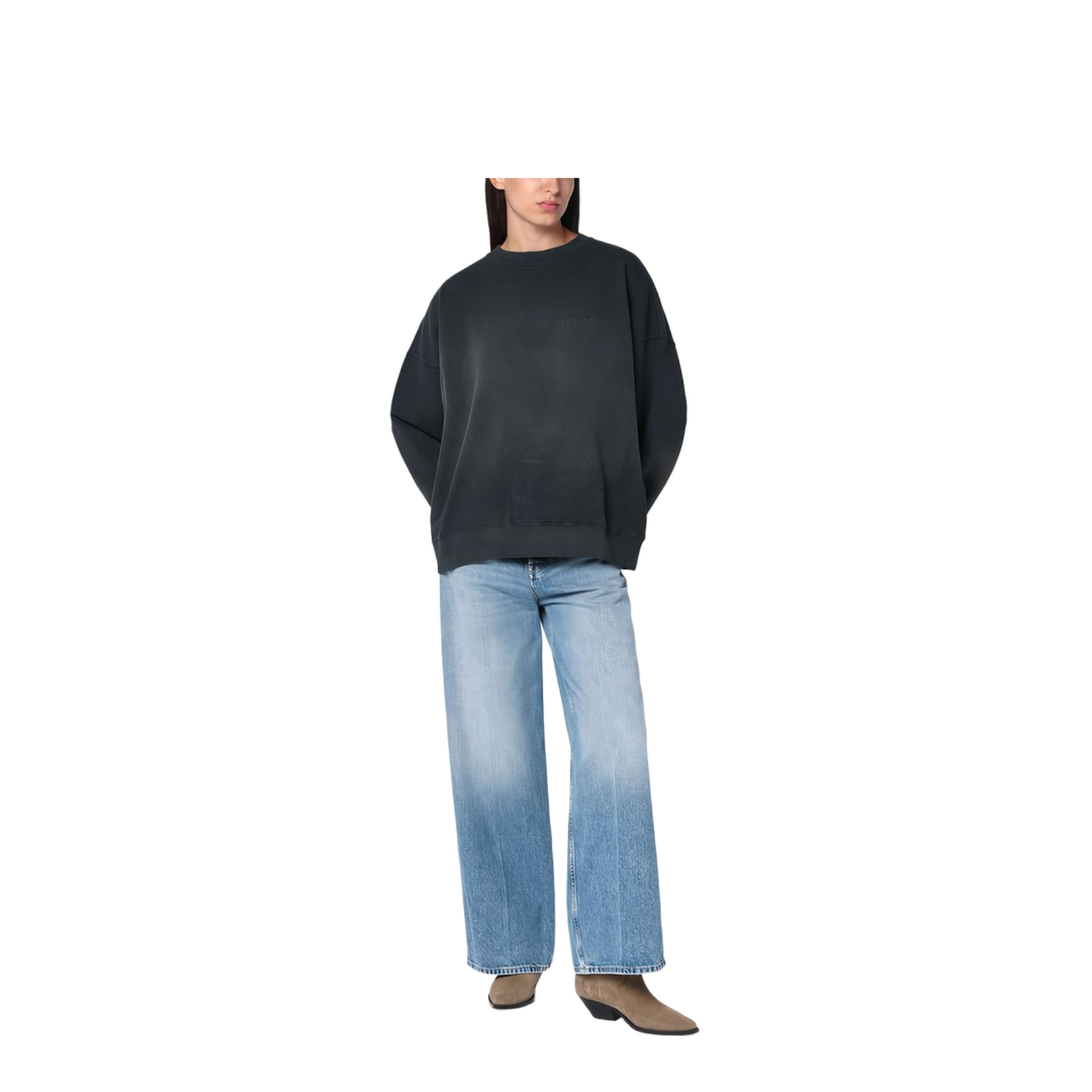 Cotton Crewneck Sweatshirt - Image 3