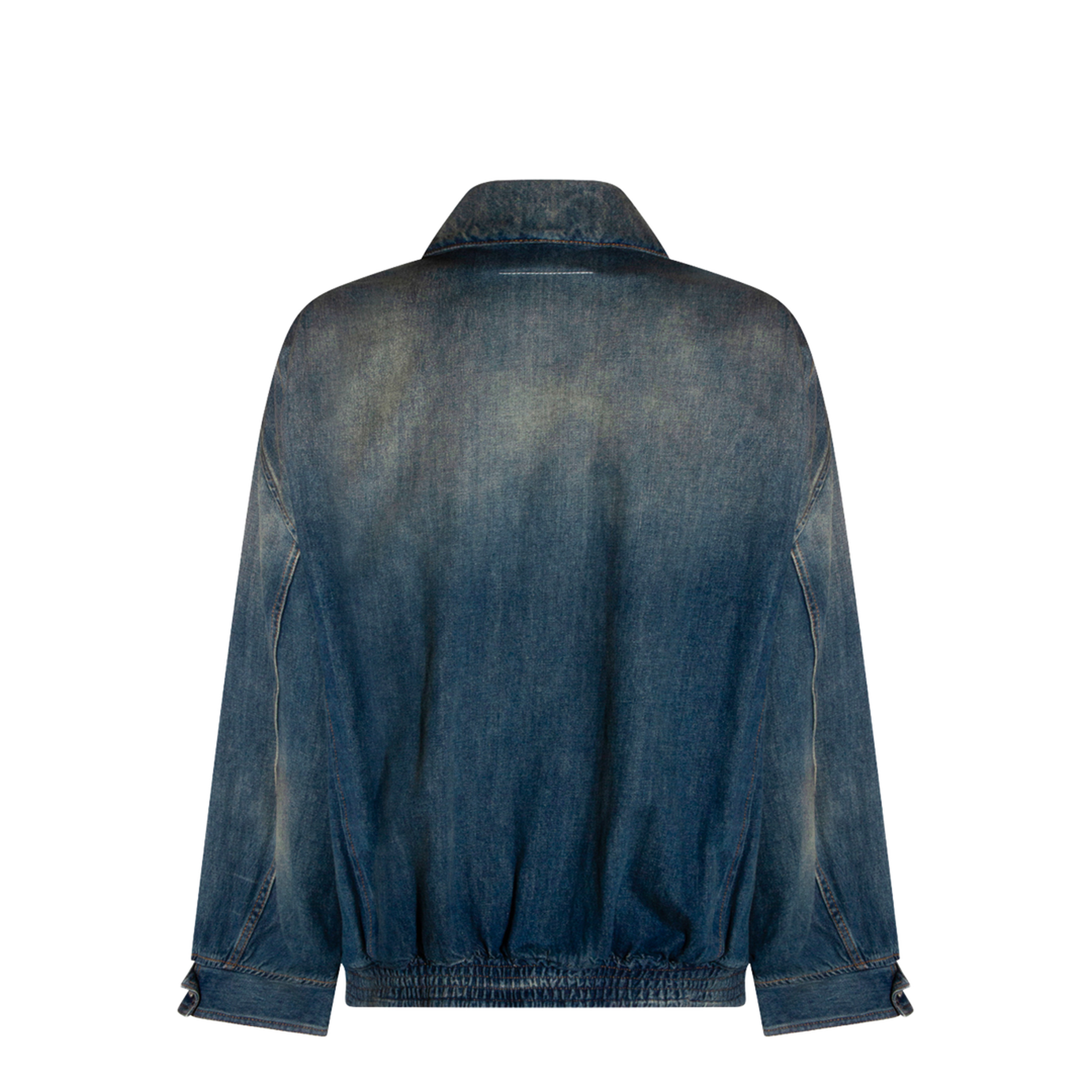 Blue Denim Jacket With Flap Pockets - Image 3
