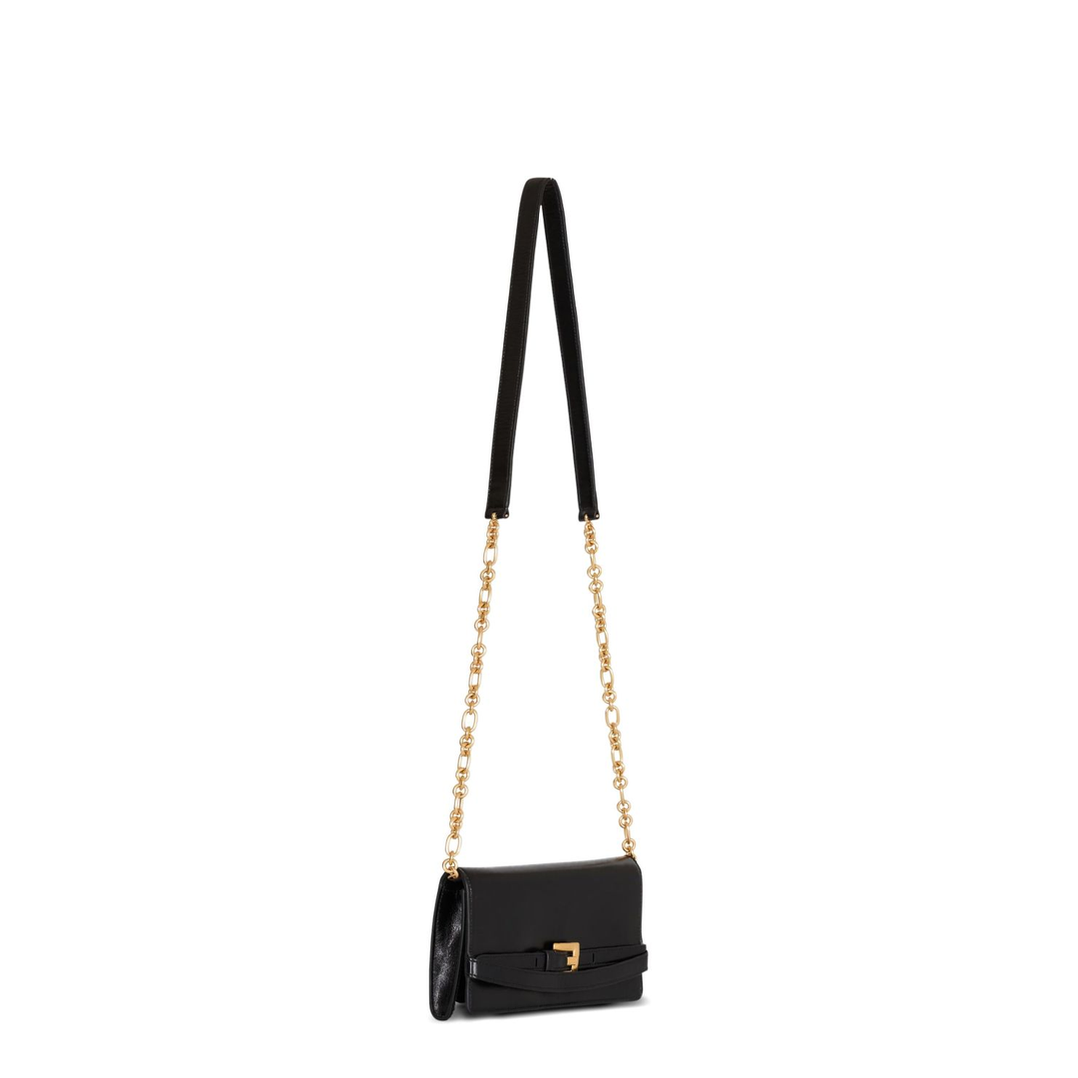 Shuffle Calfskin Wallet-On-Chain - Black - Image 3