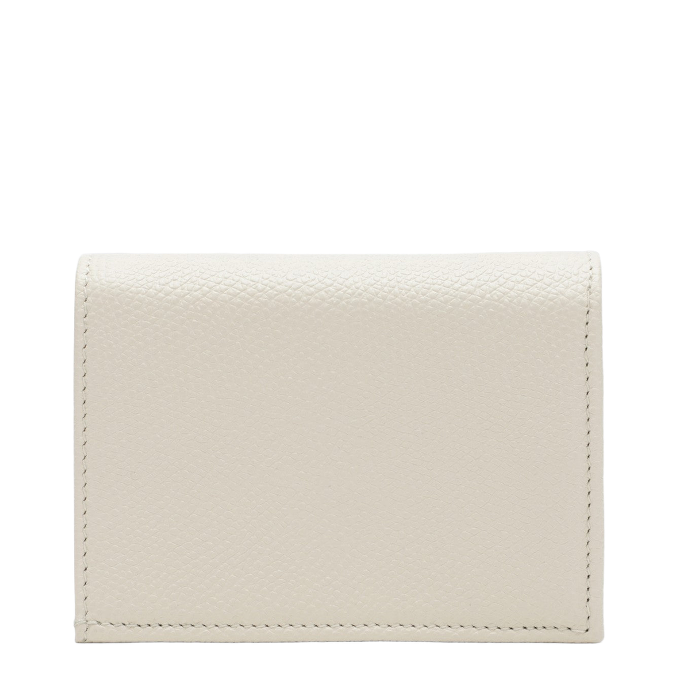 VLogo Signature Ivory Leather Wallet - Image 2
