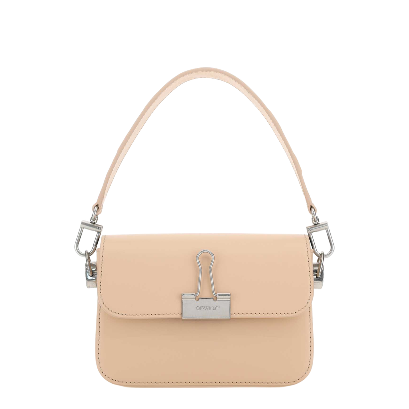 Binder Plain Small Leather Handbag Light Pink - Image 1