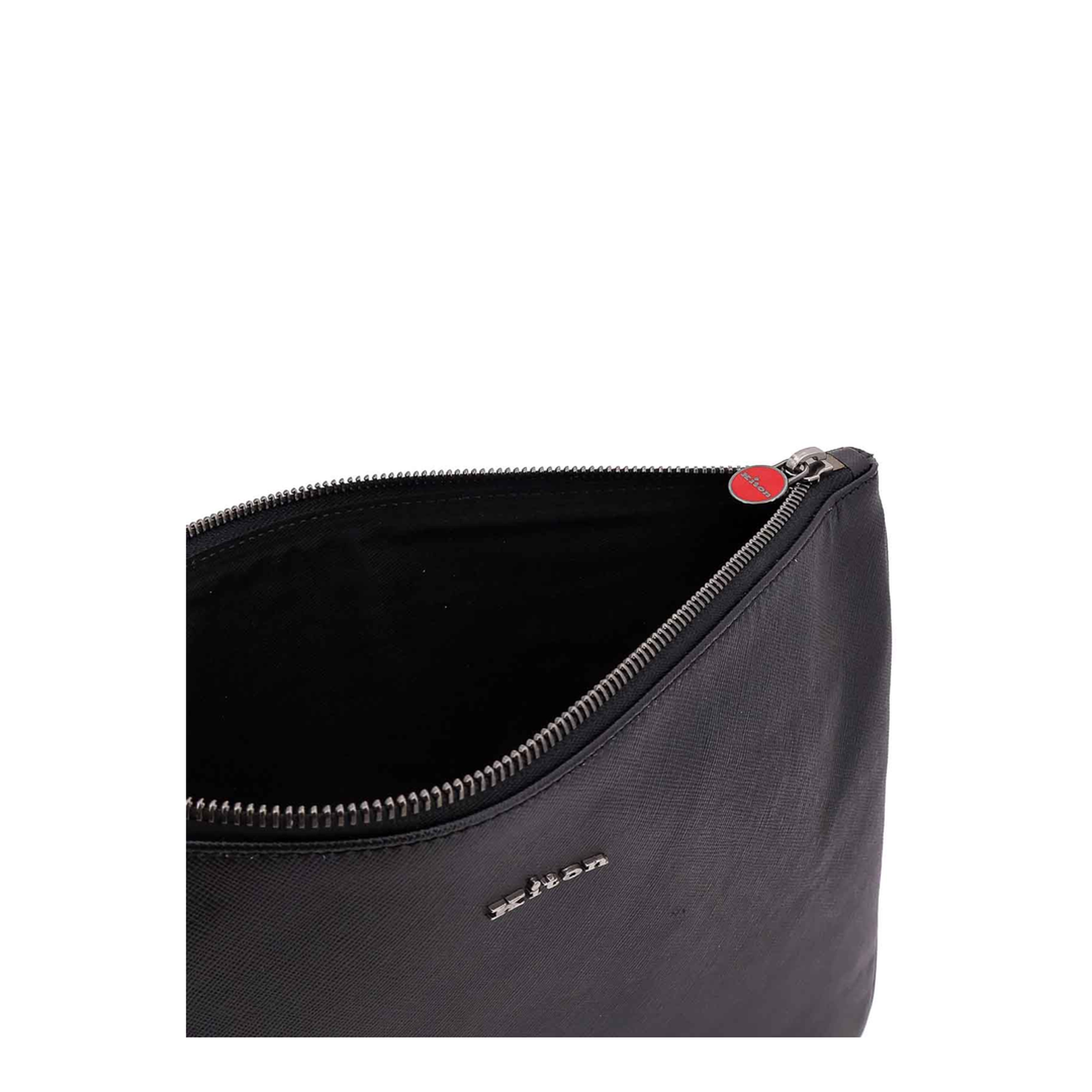 Nylon Clutch Bag with Iconic Logo Embroidery - Image 3