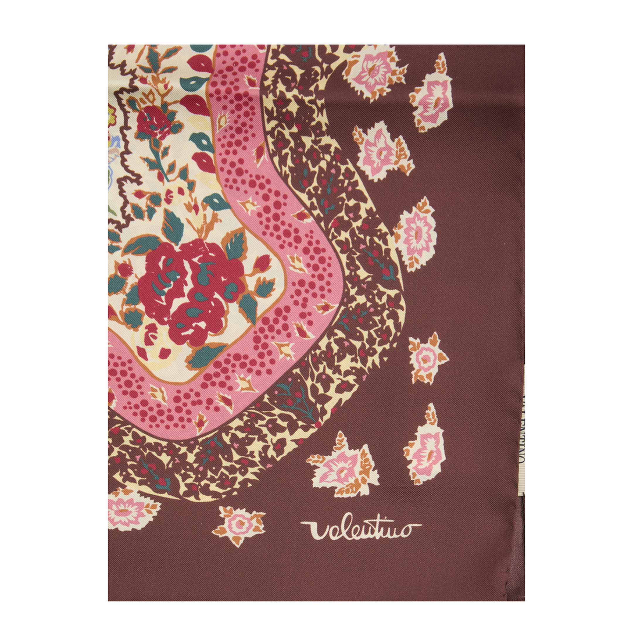 Printed Silk Scarf - Image 2