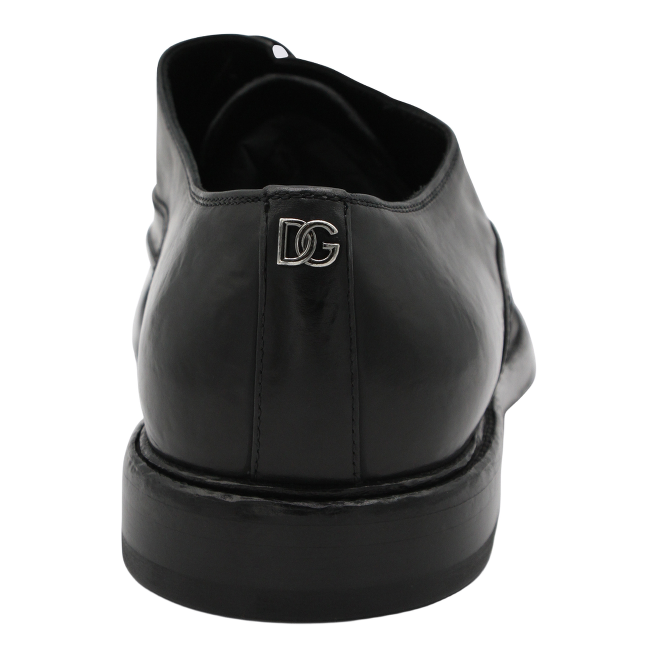 Washed Black Calfskin Lace-Up Shoe - Image 8
