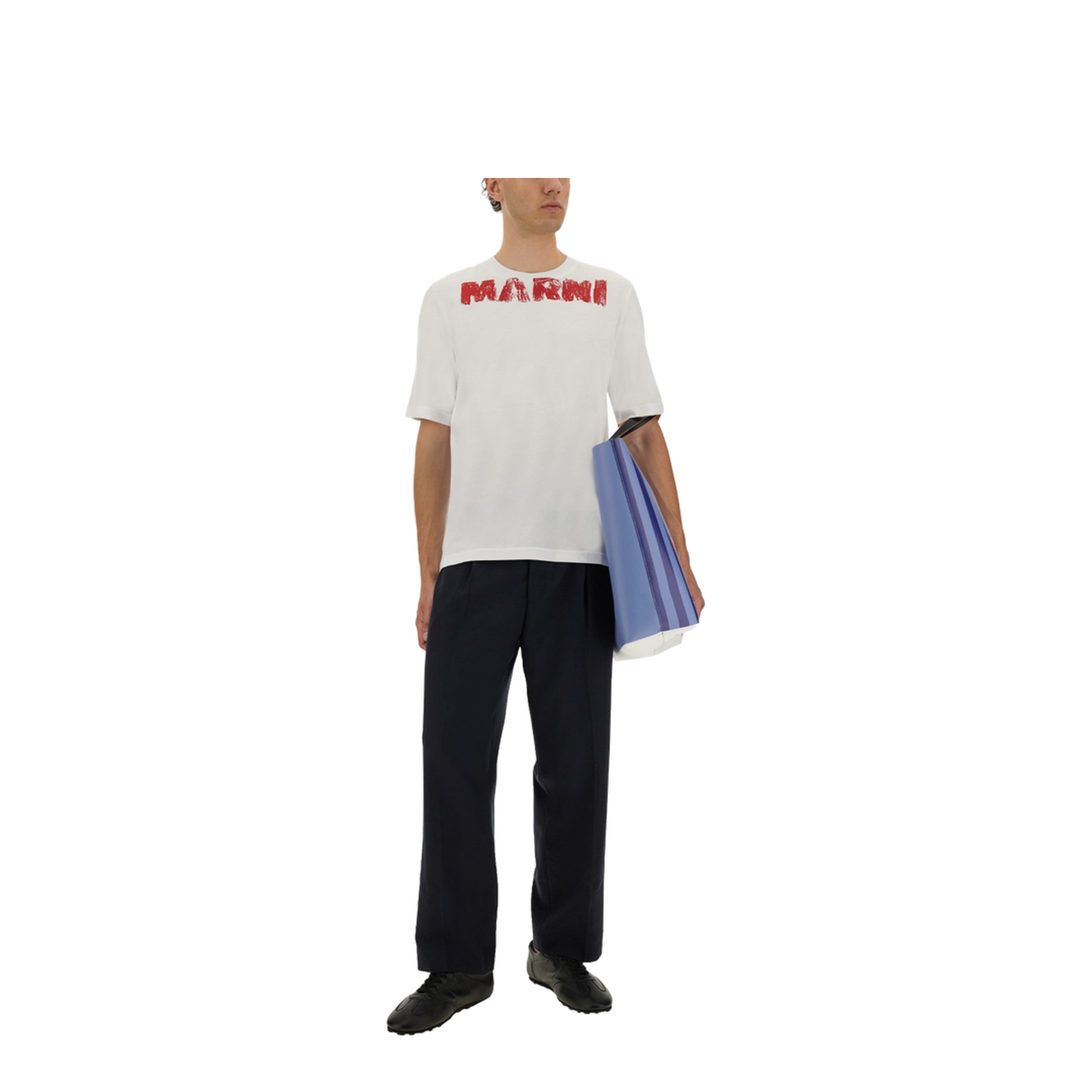 Cotton T-Shirt with Maxi Print - Image 2