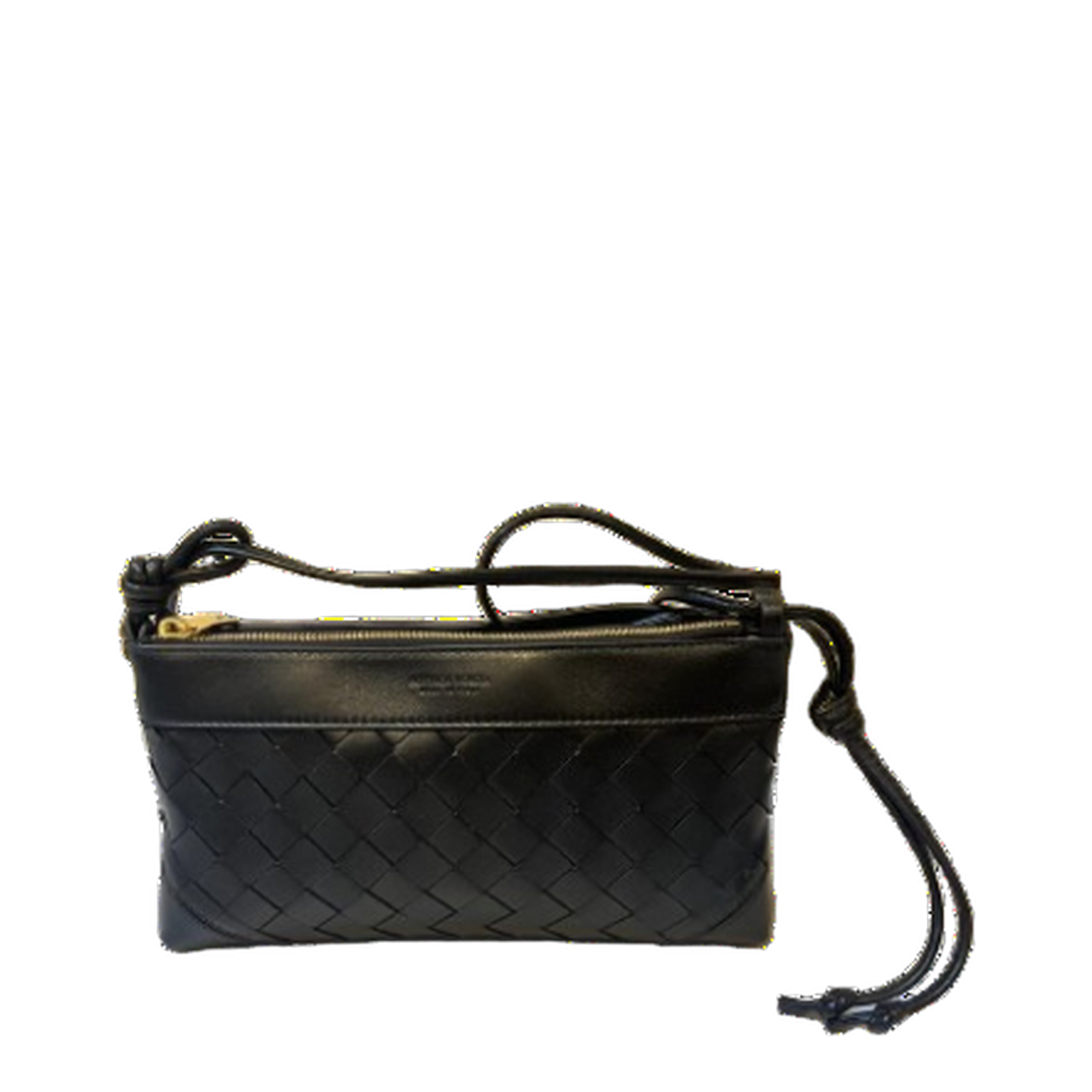 Andiamo Leather Crossbody Bags - Black - Image 1