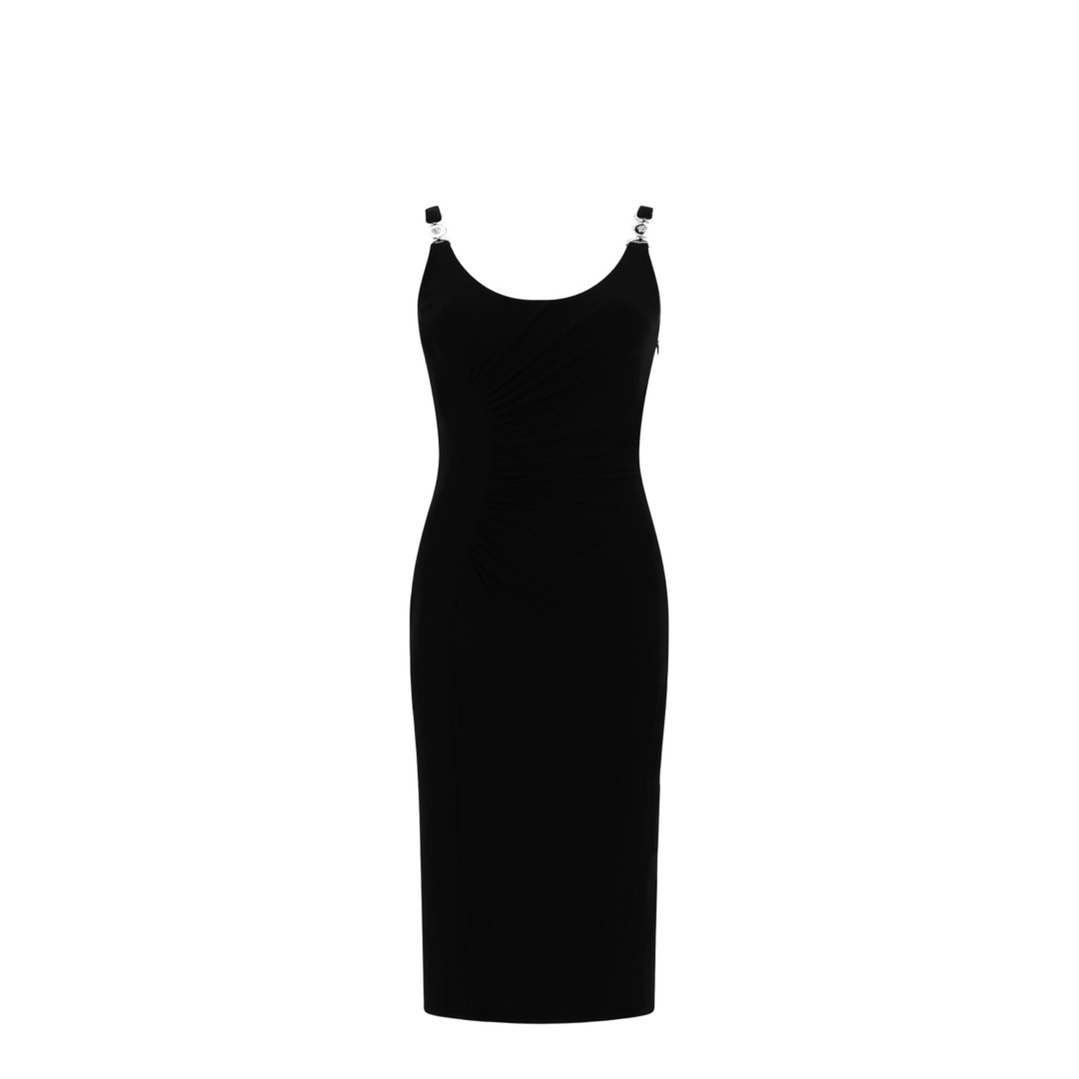 Draped Dress Black - Image 1