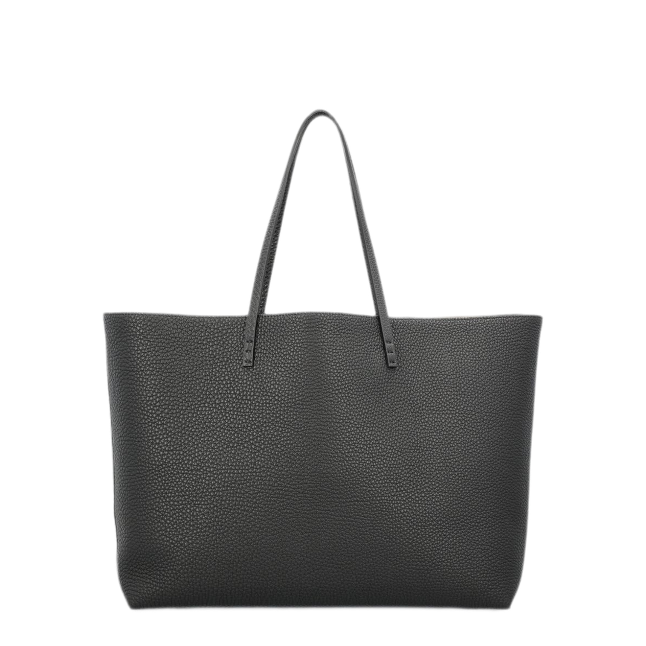 Medium Calfskin Tote - Black - Image 4